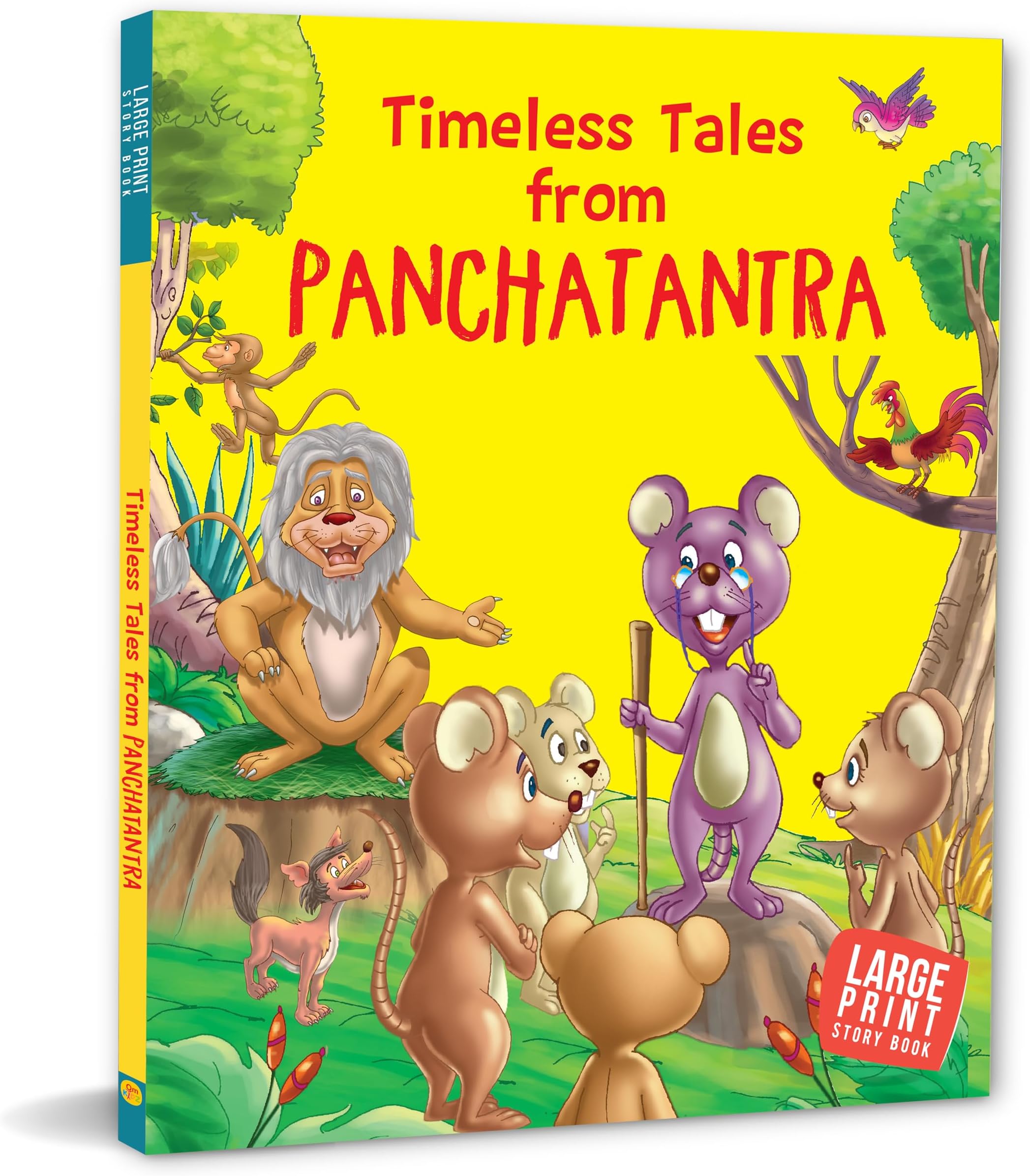 Panchatantra Timeless Tales for Children: Timeless Animal Tales for Kids | Fun and Kids' Moral Learning Stories | Ancient Indian Wisdom | Fun Stories with Life Lessons | Read-Alouds, Toddlers | Reading for Bedtime Stories - Large Print