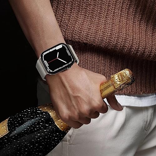 Miniatura 7 de WINGLE Compatible con Apple Watch Band Ultra 2 Band Ultra Band de 1.929 in 1.811 in 1.772 in 1.732 in 1.654 in Series 10 9 8 7 para hombres, correas