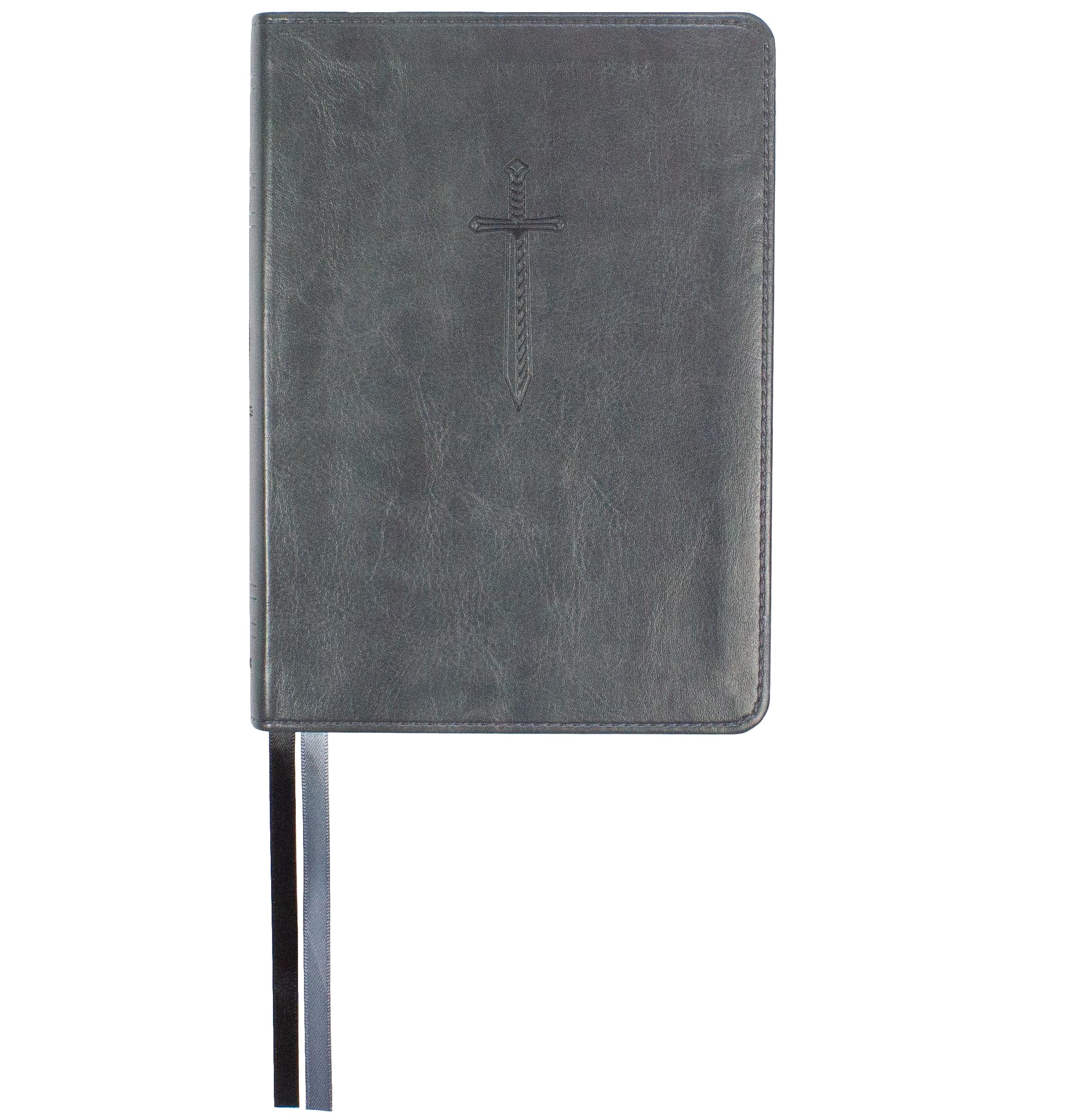 Lsb Portable Paragraph Reference, Pewter Sword Paste-Down Faux Leather, Red Letter