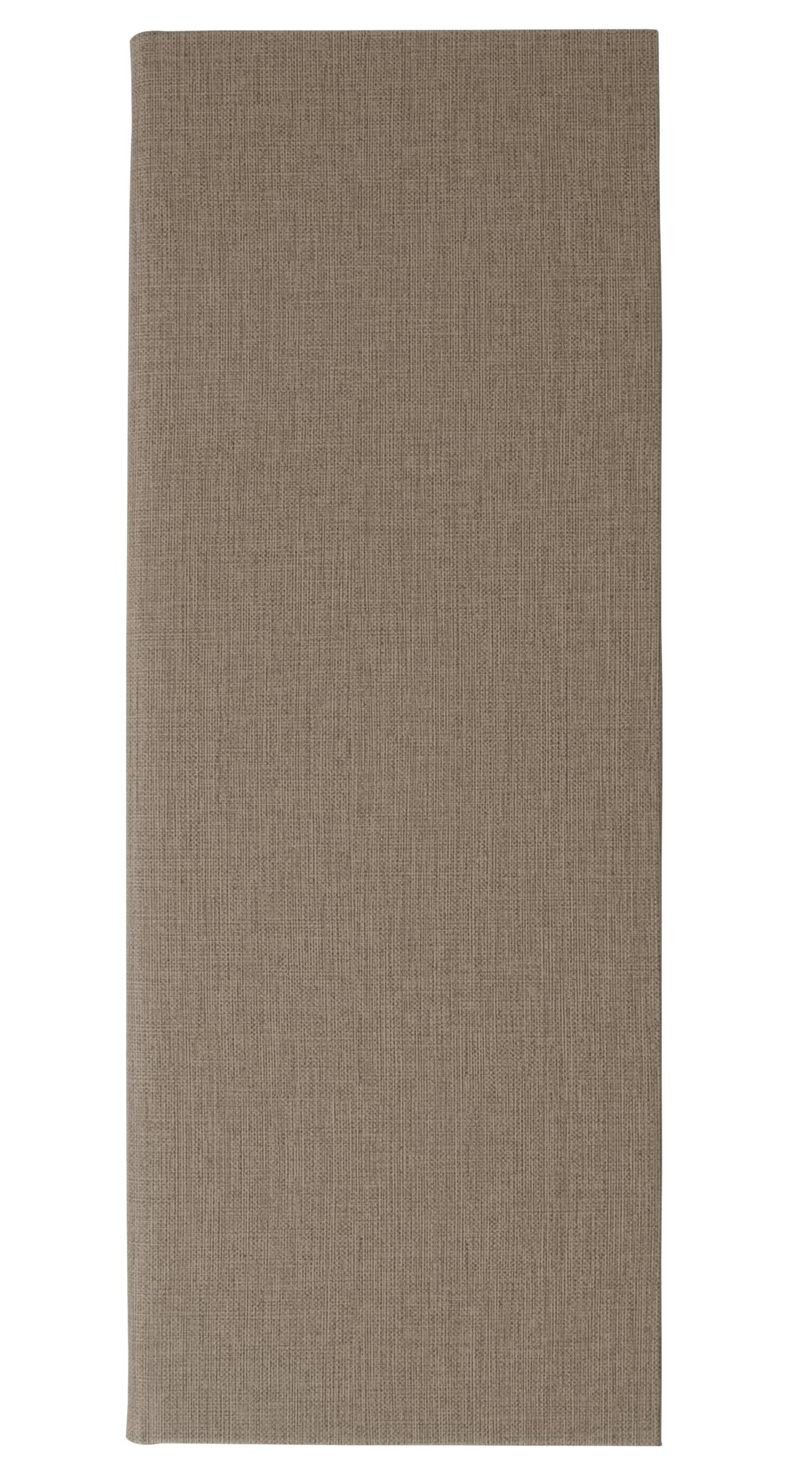 SIGEL Carte des boissons 13 x 34 cm - 5 pièces | GM102, 2 pochettes pour 8 feuilles, reliure élastique, beige, durable et lavable