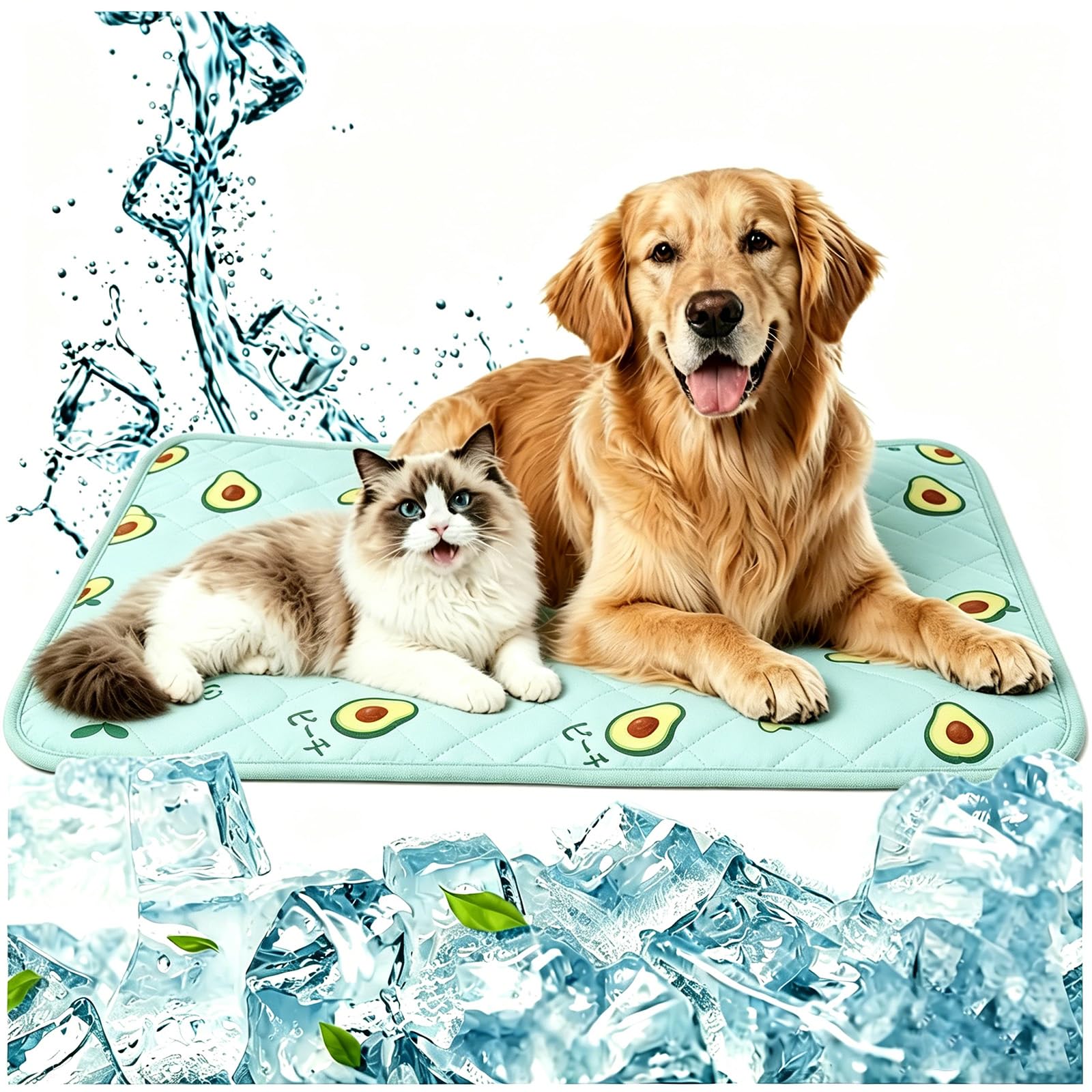 Dog Cooling Mat with Pressure-Activated Technology，style 5：50 * 40cm