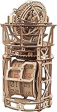 UGEARS Puzzles 3D en Bois pour Adultes - Horloge de Table astronomique avec Tourbillon - Horloge mécanique Fonctionnelle - Kit Miniature en Bois - Cadeaux pour Les Amateurs de Puzzle - 338 pièces