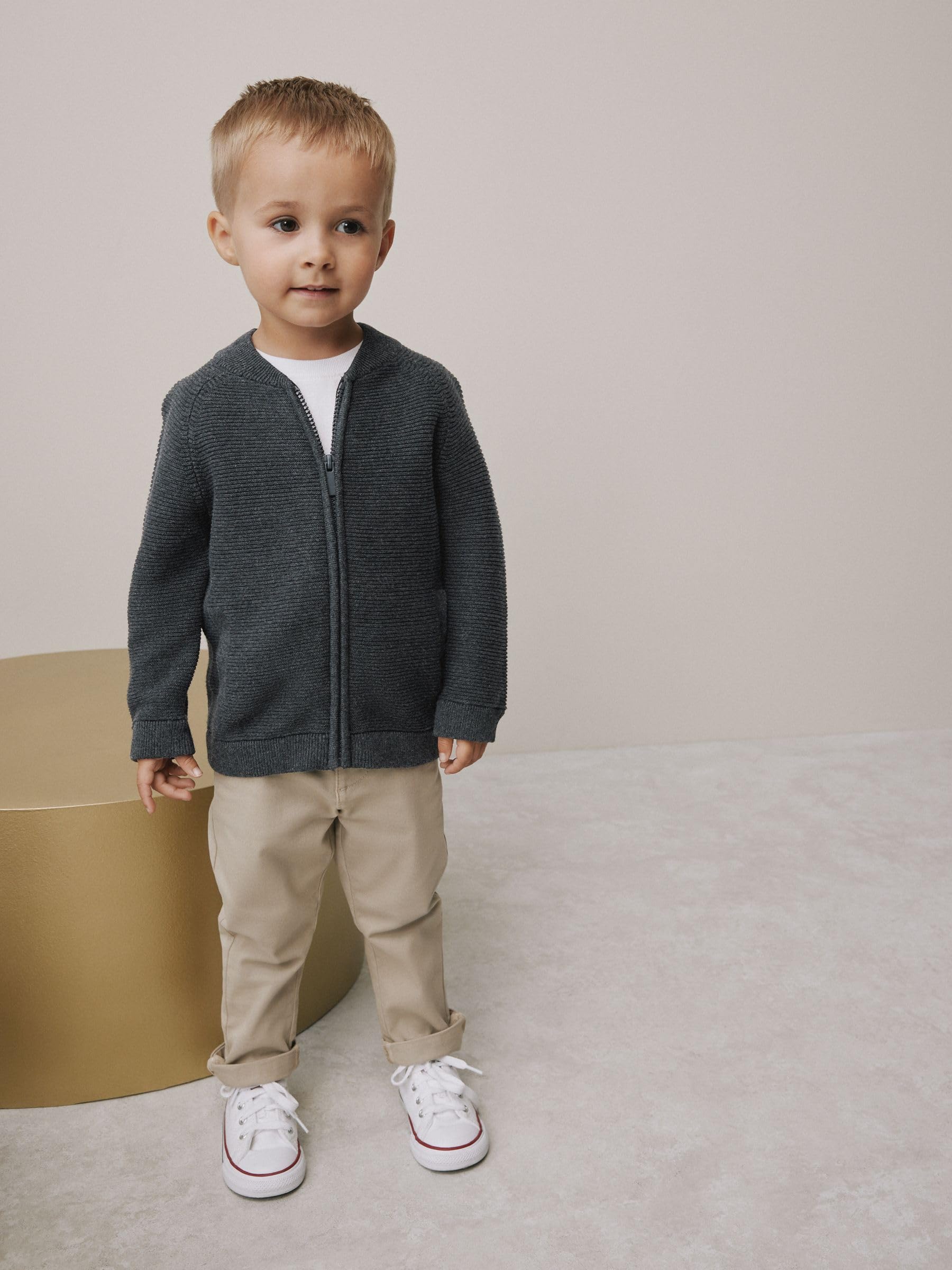 NEXT Jungen Standard Bomberjacke mit durchgehendem Reißverschluss 62-122