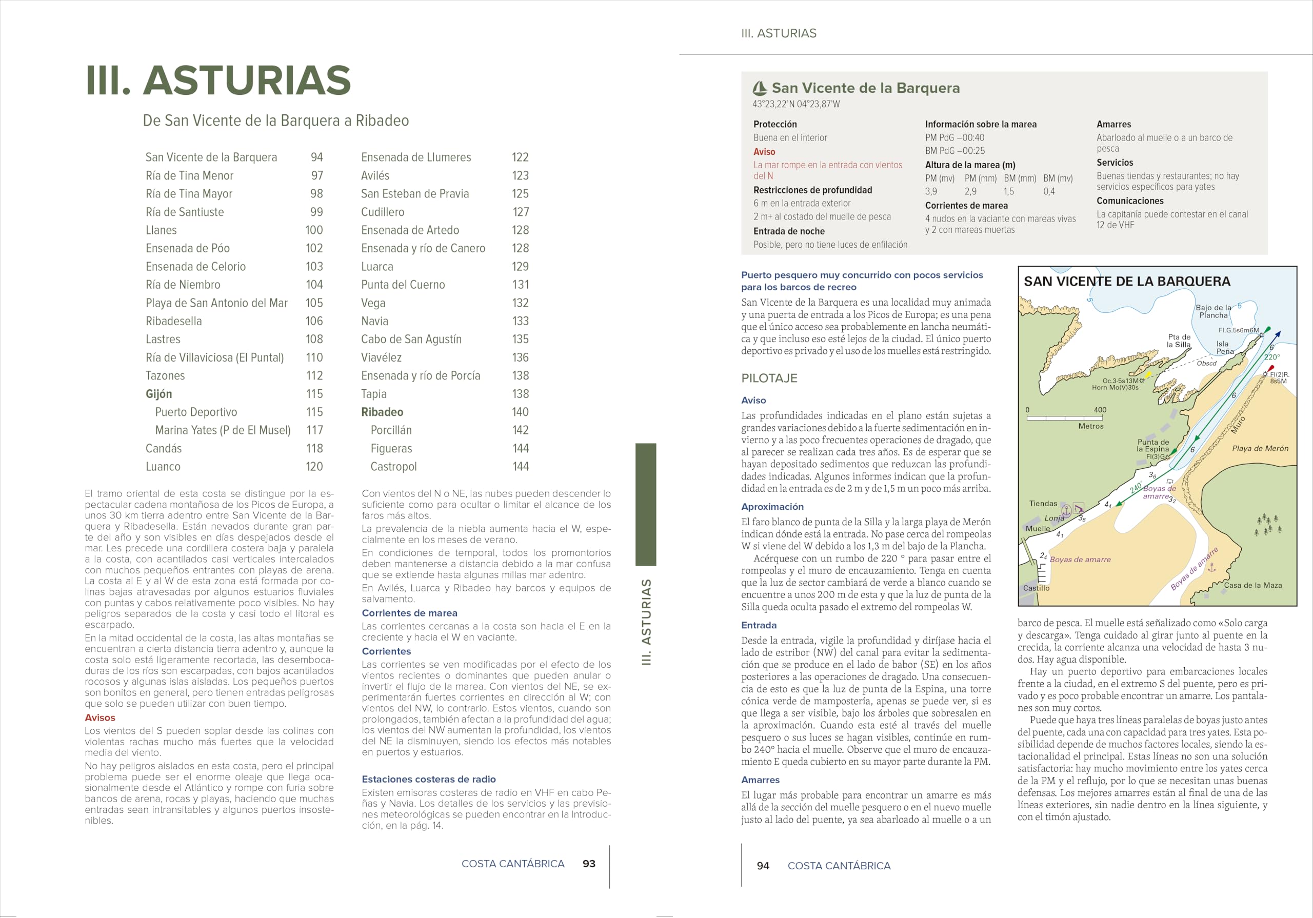 Guías Náuticas Imray. Costa Cantábrica: De la frontera francesa a La Coruña. Nueva edición actualizada
