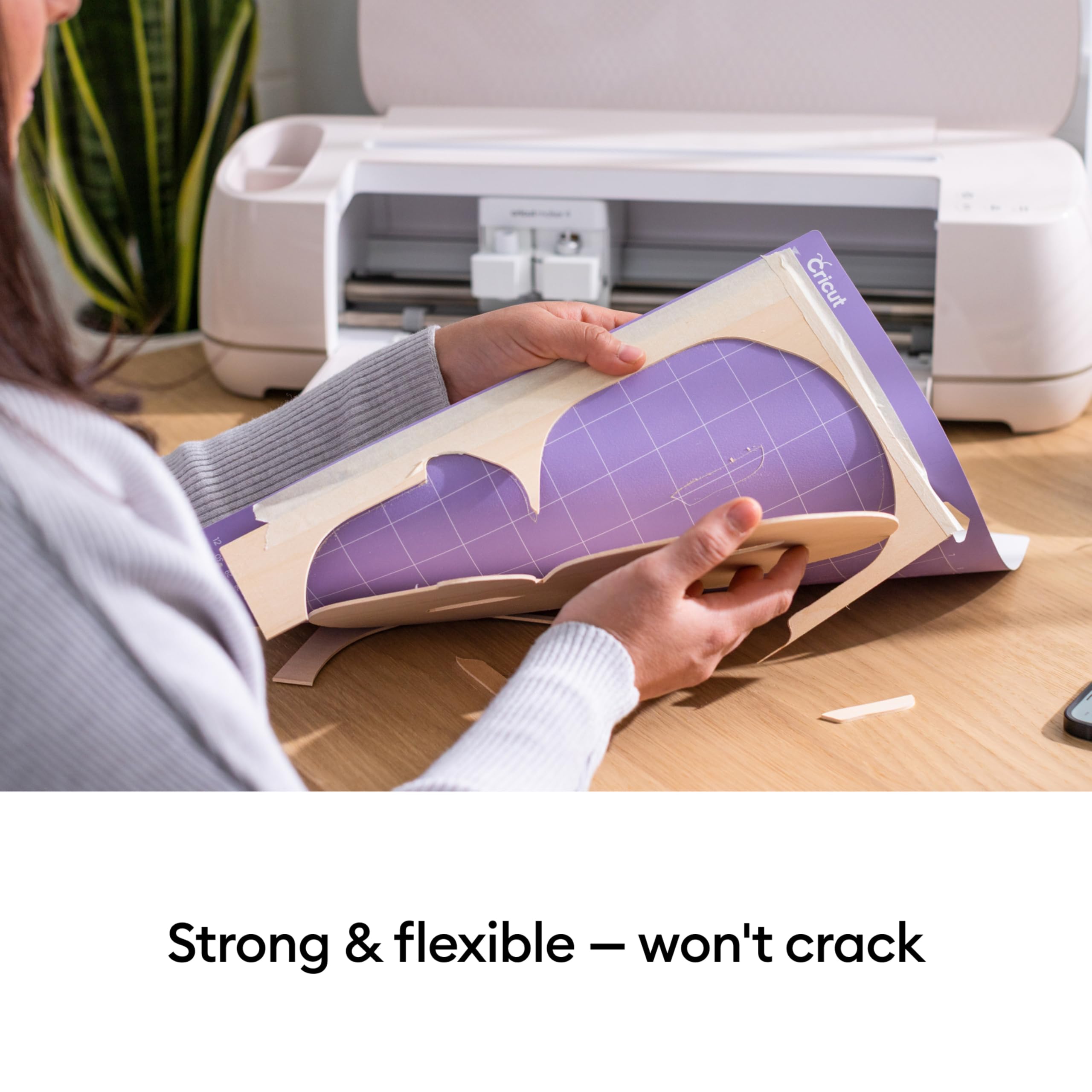 Cricut StrongGrip Lot de 6 tapis 30,5 x 30,5 cm, 12" x 12", Violet Clair