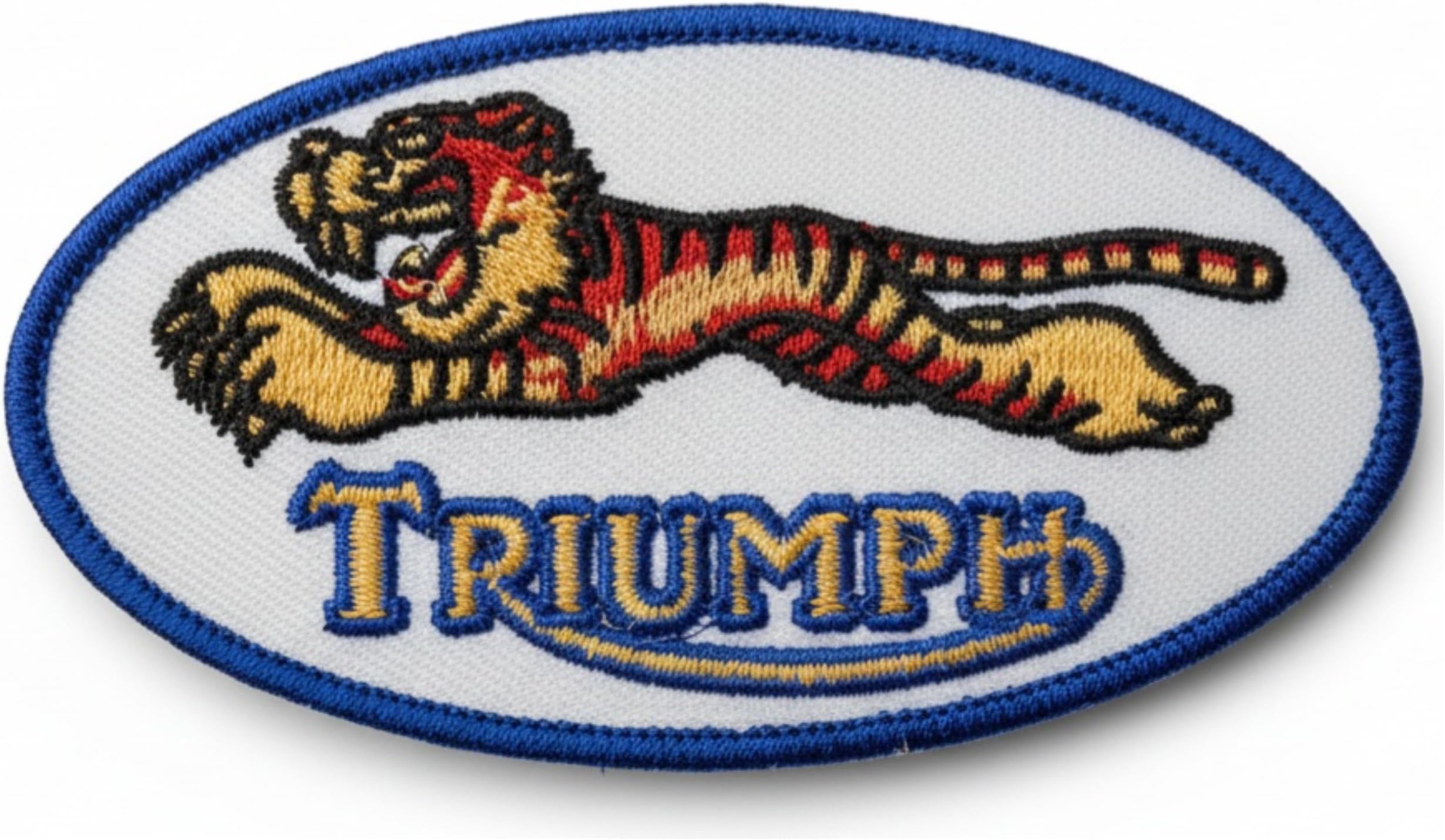 Motorcycle Racing Sport Triumph Patch - 4 x 2 Inch Iron On Sew On P2031