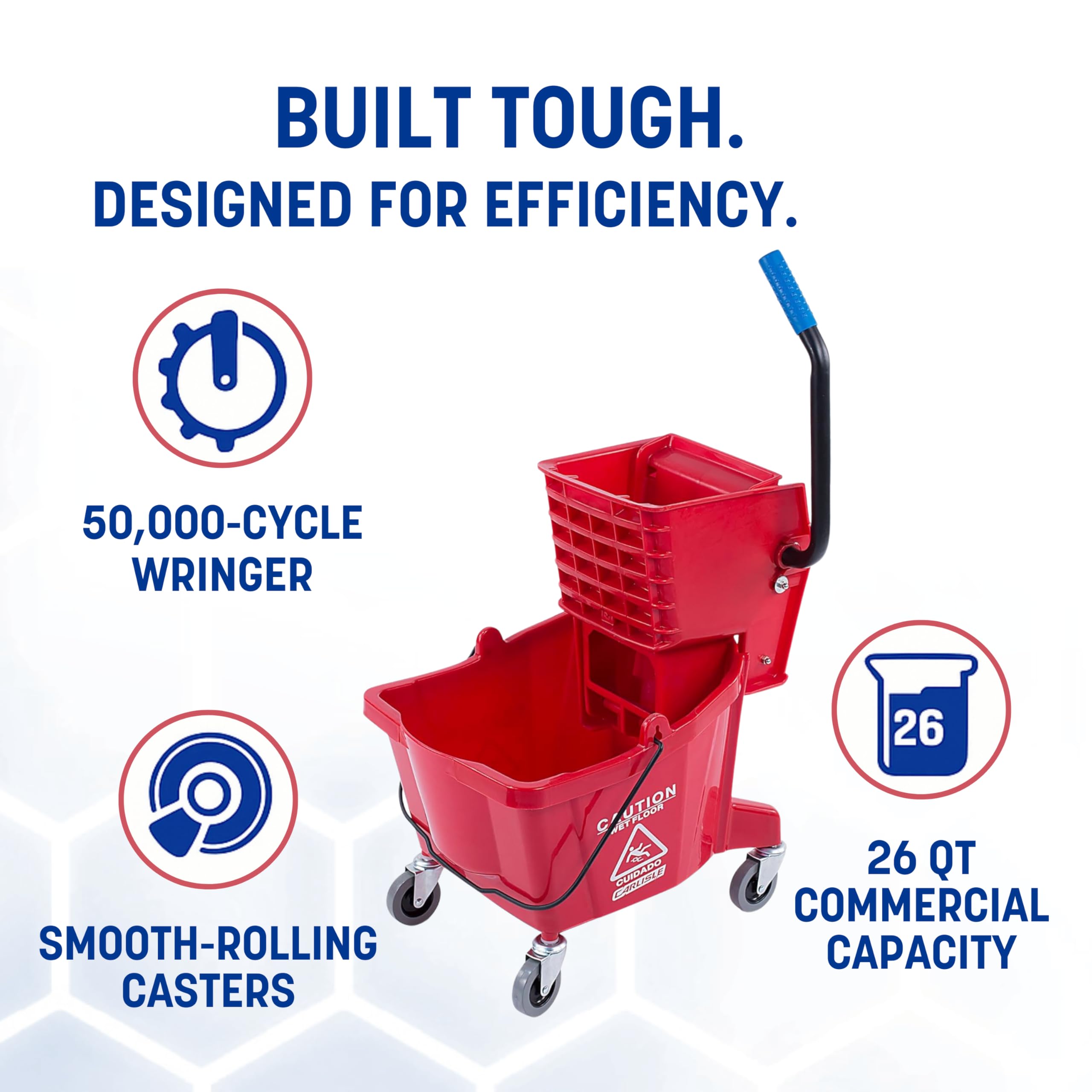 カーライル 卸売 モップリンガー 36908 レッド CARLISLE カーライル