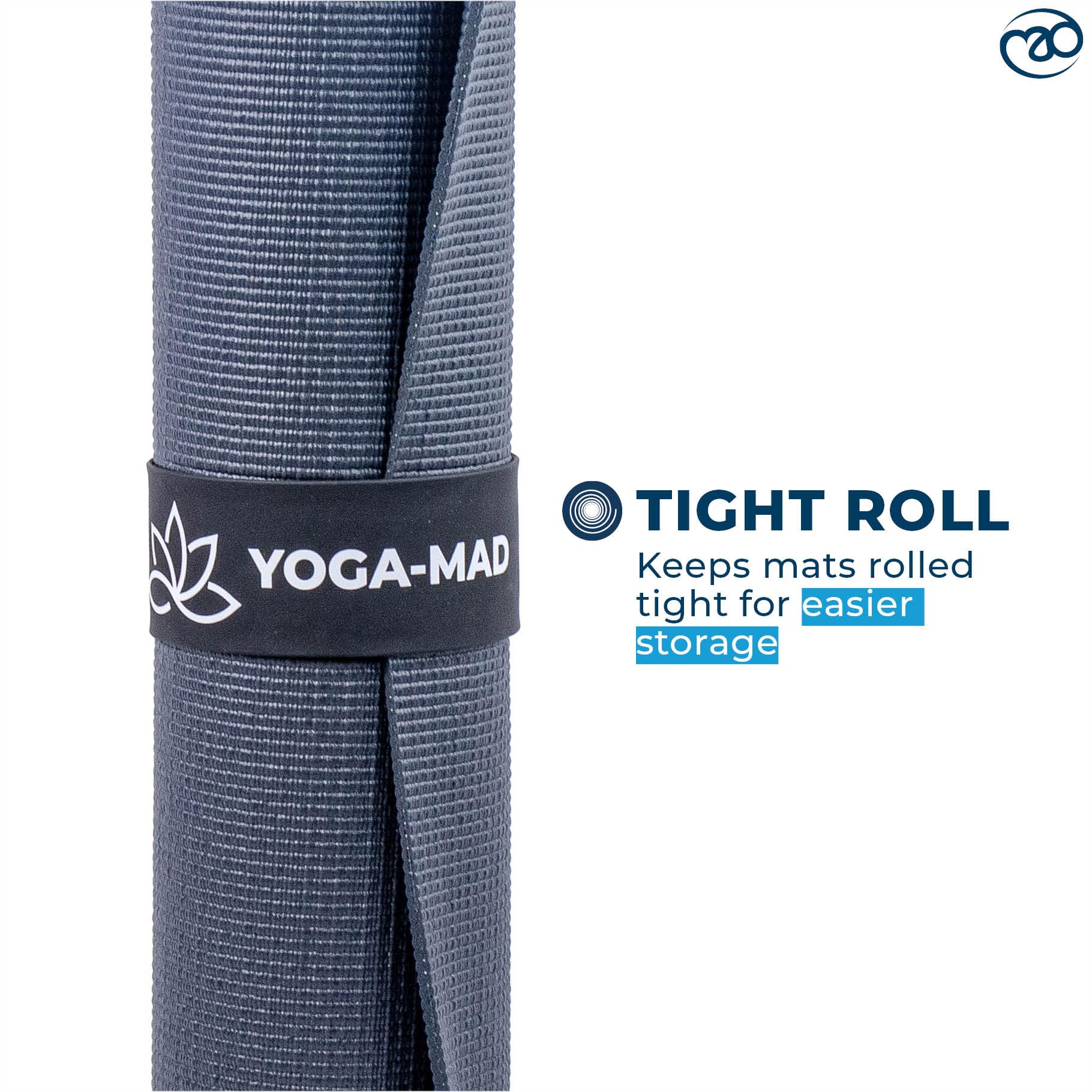 Amazon.co.jp: Yoga-Mad ヨガマットストラップ | ヨガマットをきつく巻
