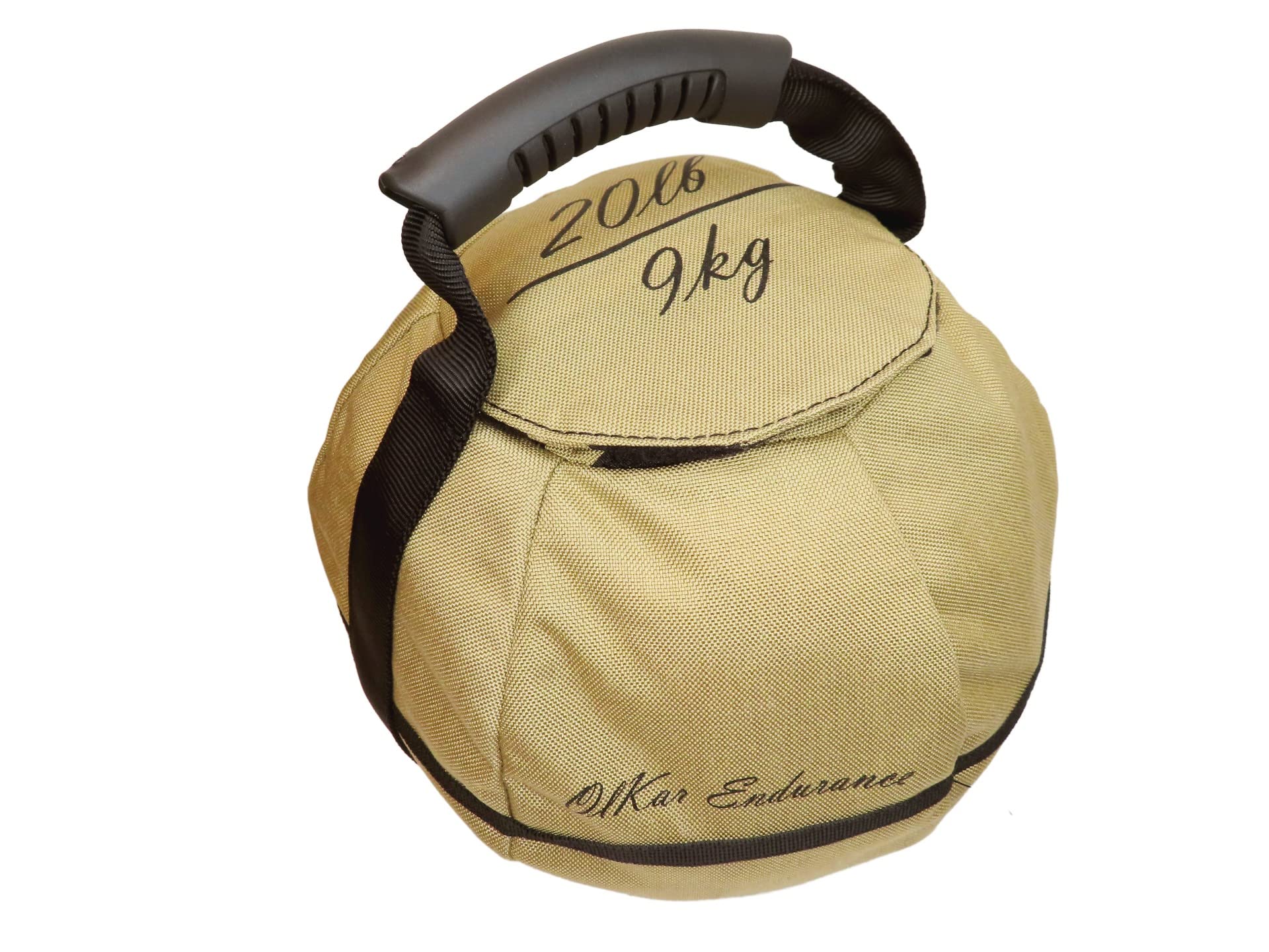 Active Goods Co. Kettlebell Sandbag for fitness workout, bag comes empty, sand available as filling (20Lb/9Kg)