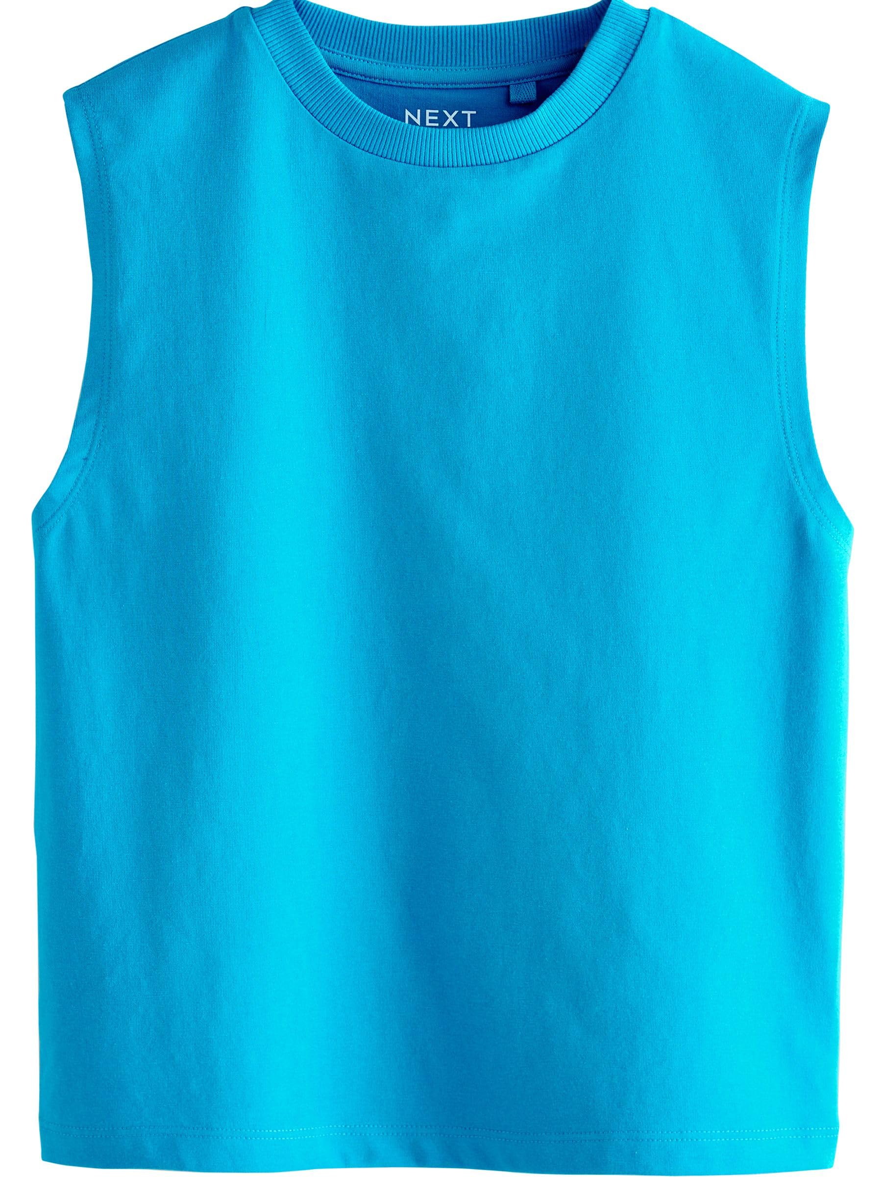 NEXT Niños Pack de 4 Camisetas sin Mangas flúor