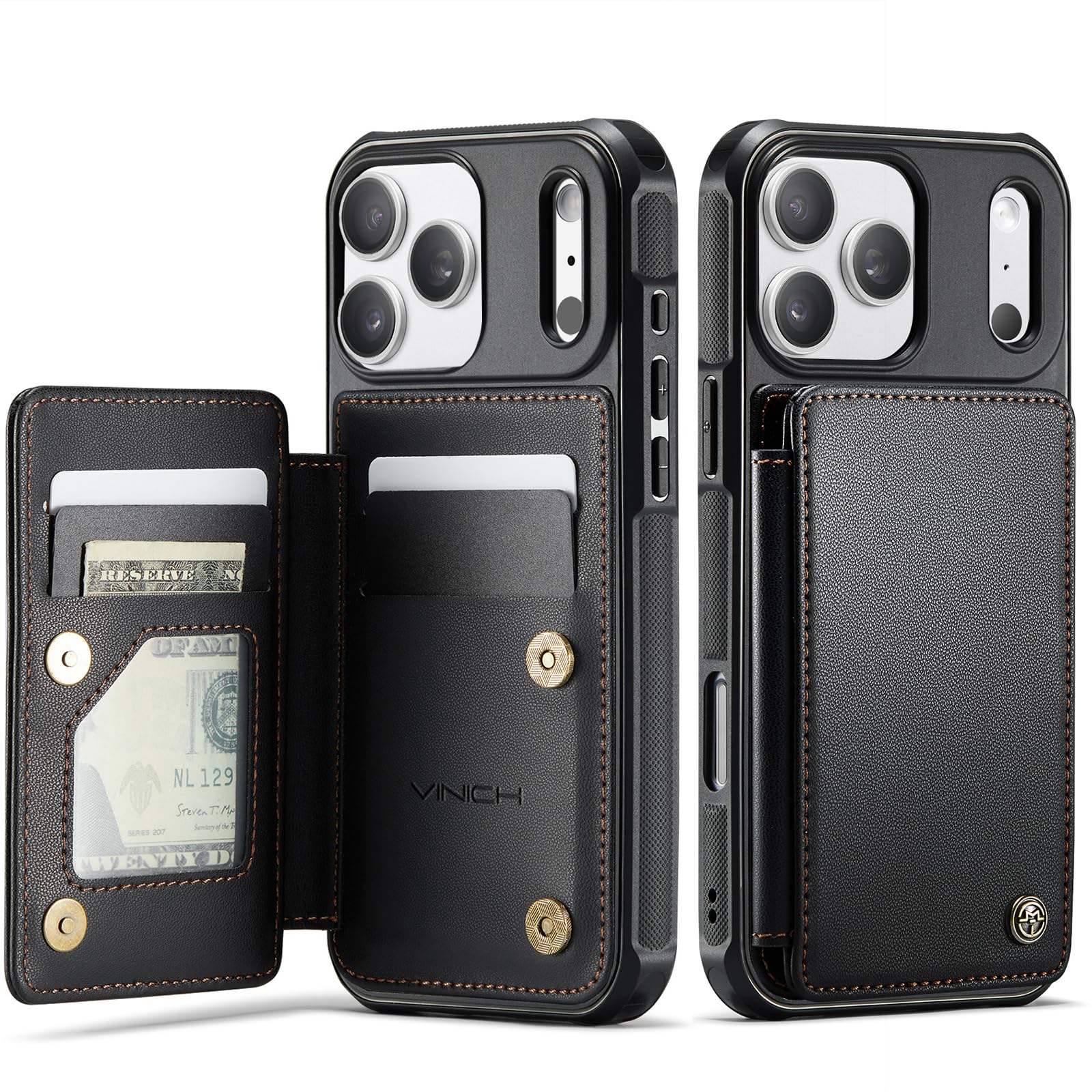 iPhone 17Pro Max スマホケース Amazon.com: Vinich for iPhone 17 Pro Max Wallet Case with Card