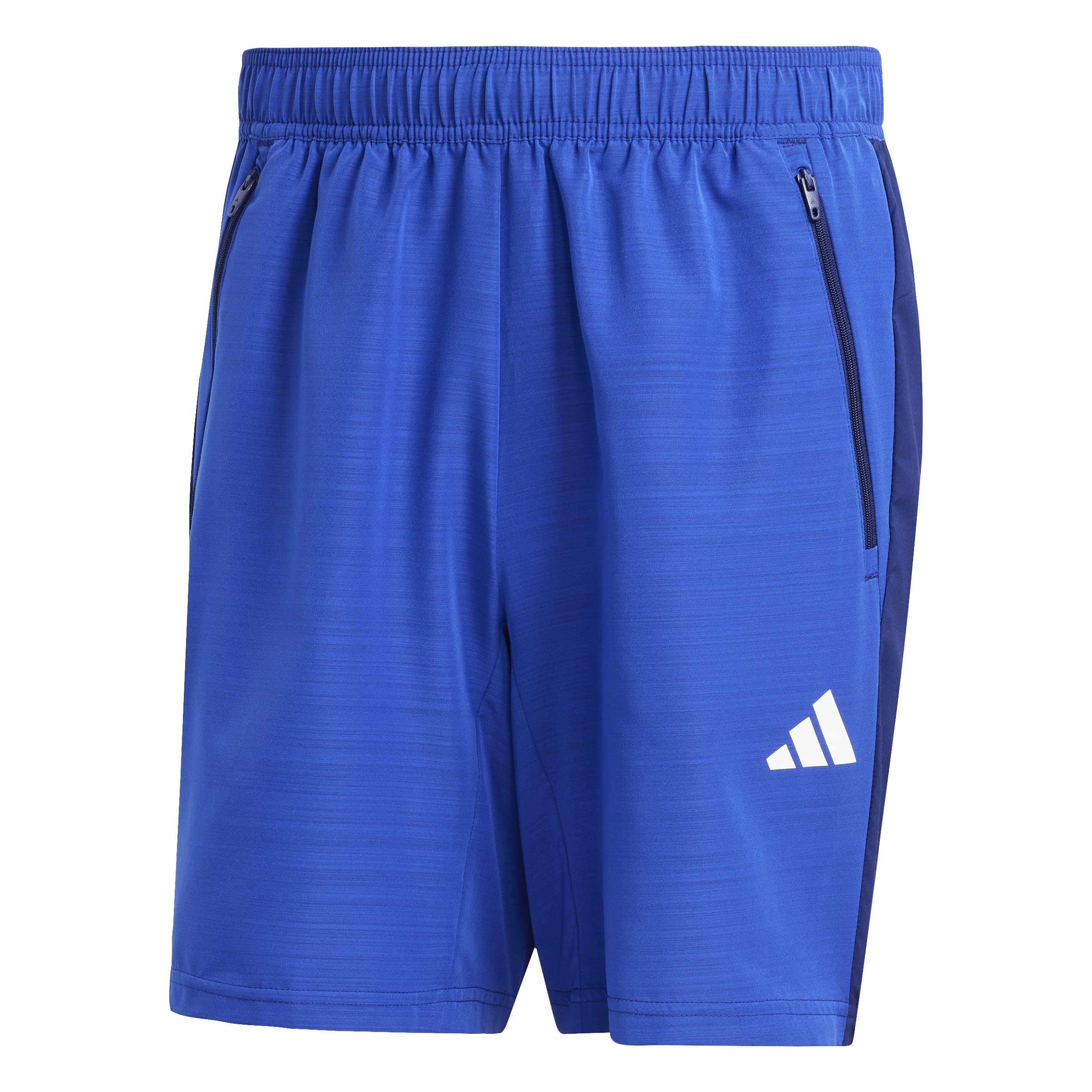 adidas Men's Train Essentials Woven Melange Shorts, Dark Blue Melange, M 7 inch
