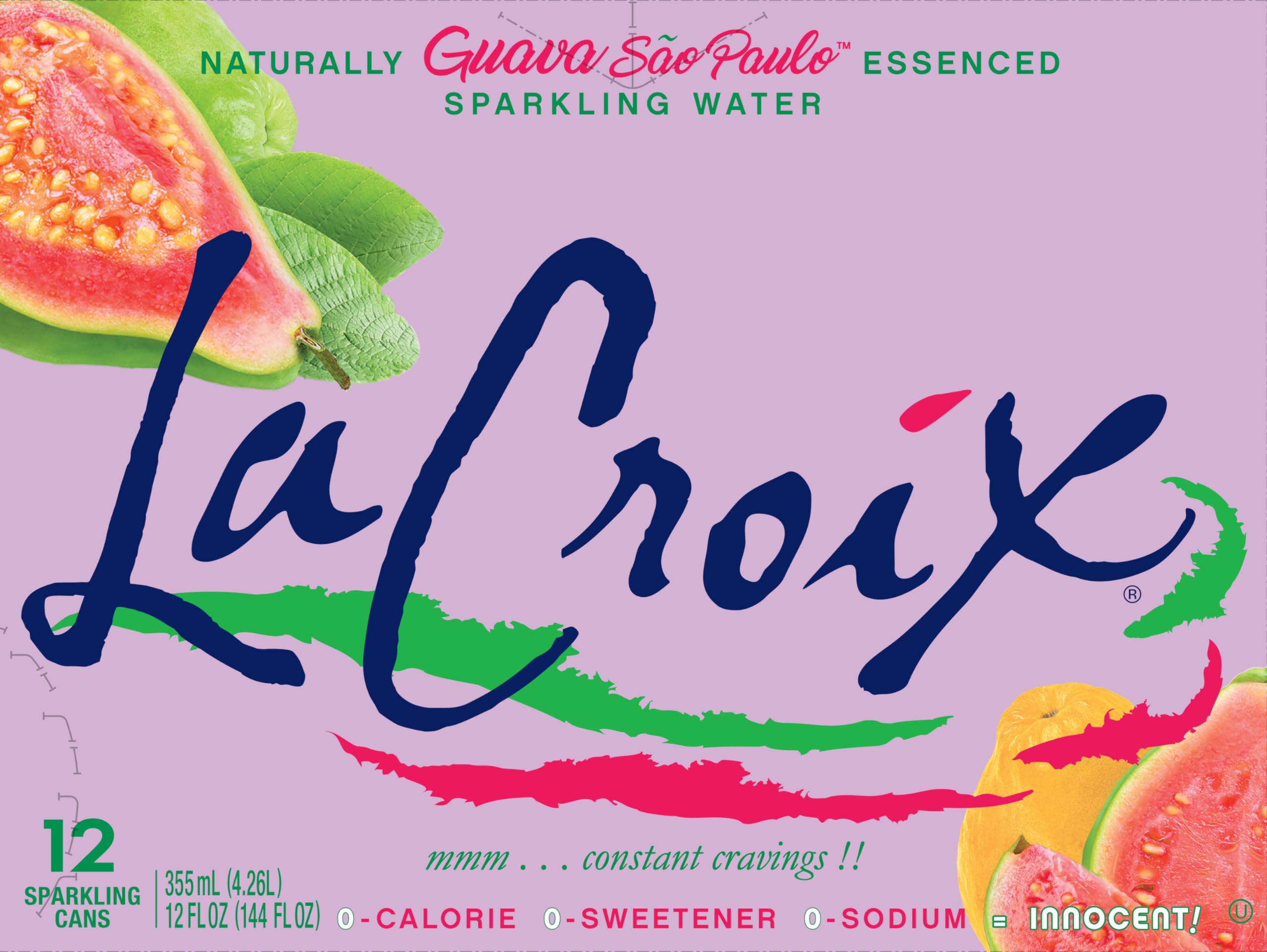 La Croix Eau pétillante, goyave Sao Paulo, 35 ml (lot de 12)