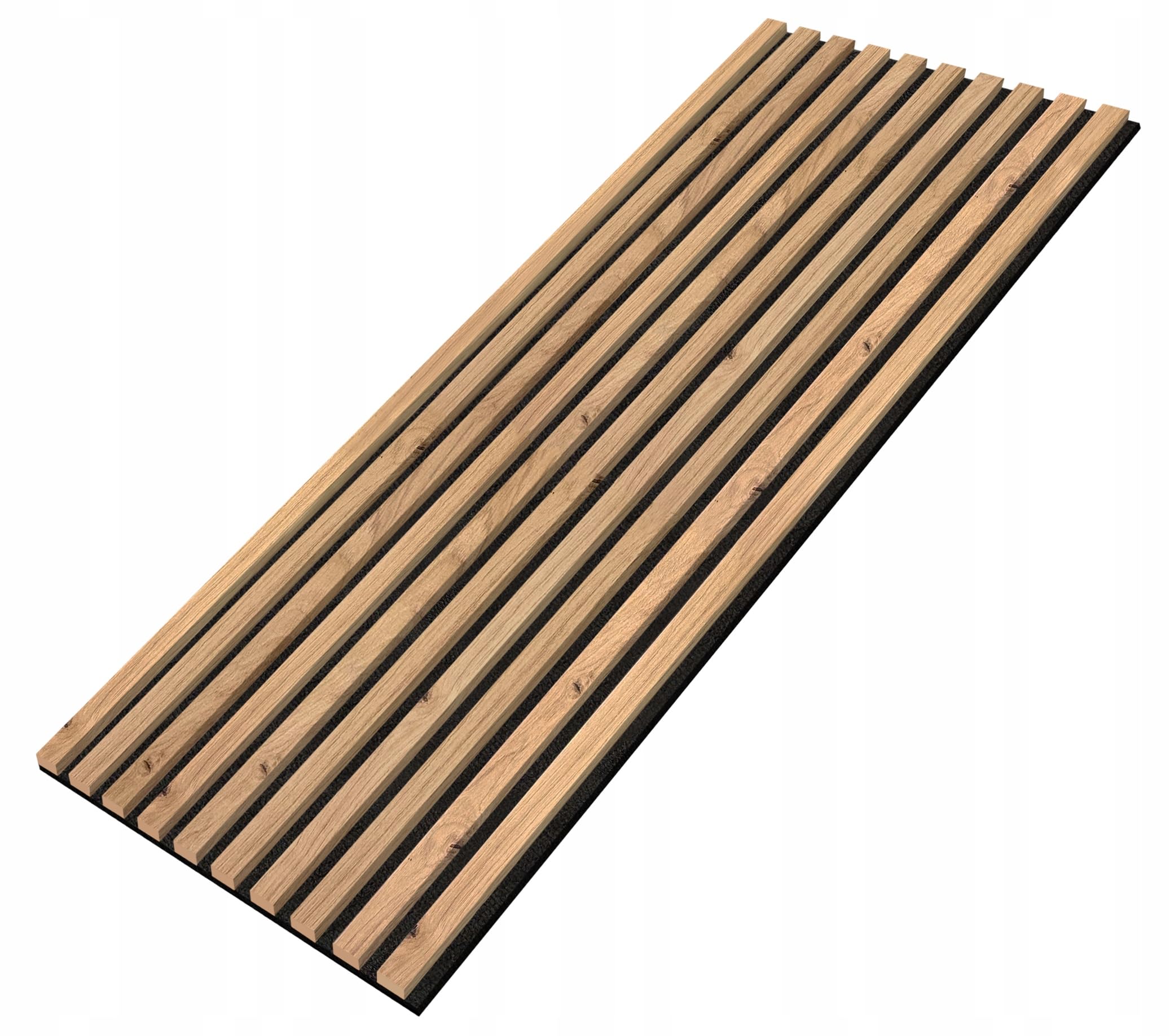 Akustikpaneele 1,228m² 275x46cm Wandpaneele Filz Lamellen Eiche Artisan