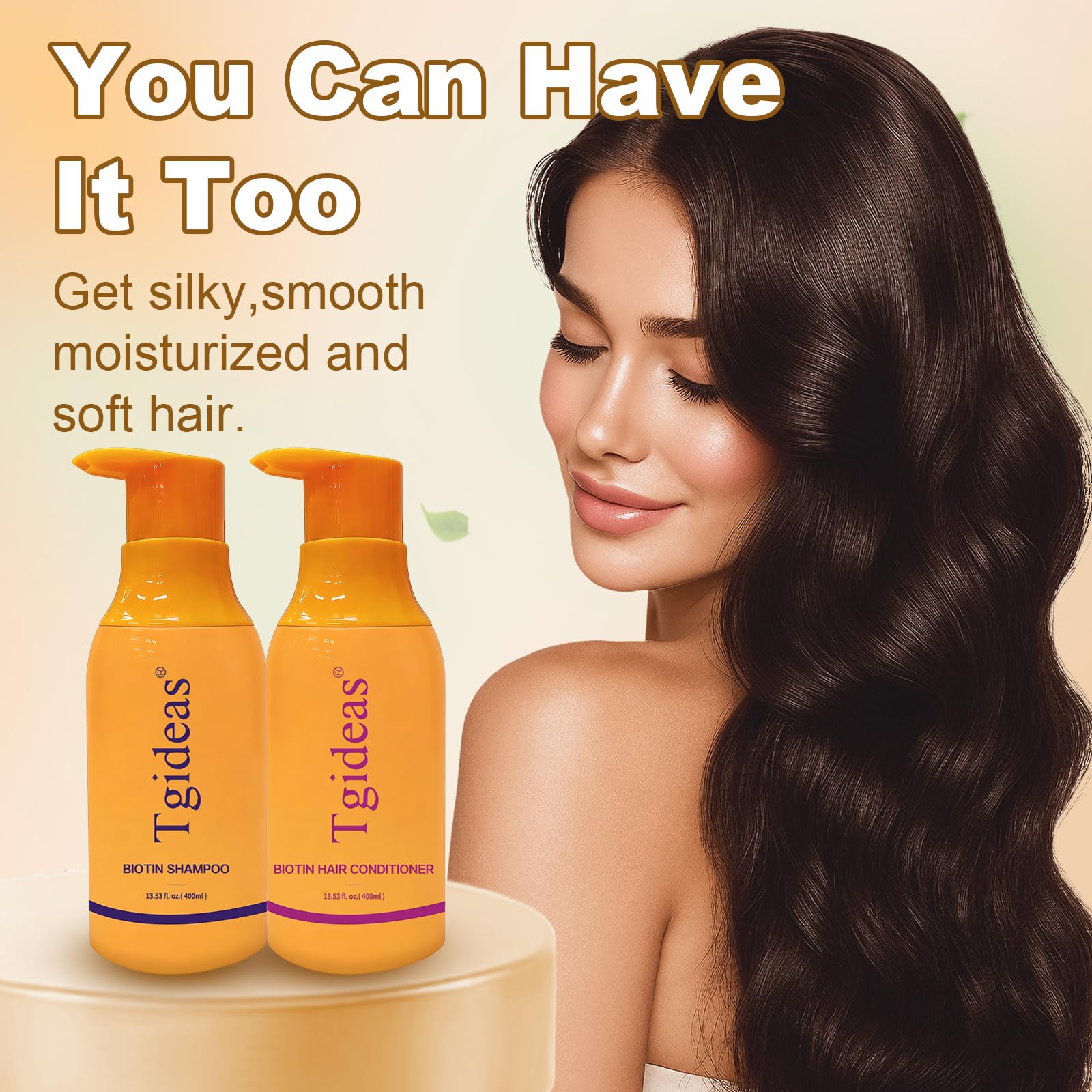 Tgideas Biotin Shampoo & Conditioner Set for Thinning Hair