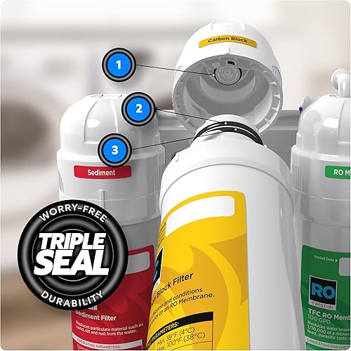 Miniatura 6 de AQUATICLIFE - Cartucho de filtro de reemplazo de sedimentos de 5 micrones para unidades RORODI de ósmosis inversa