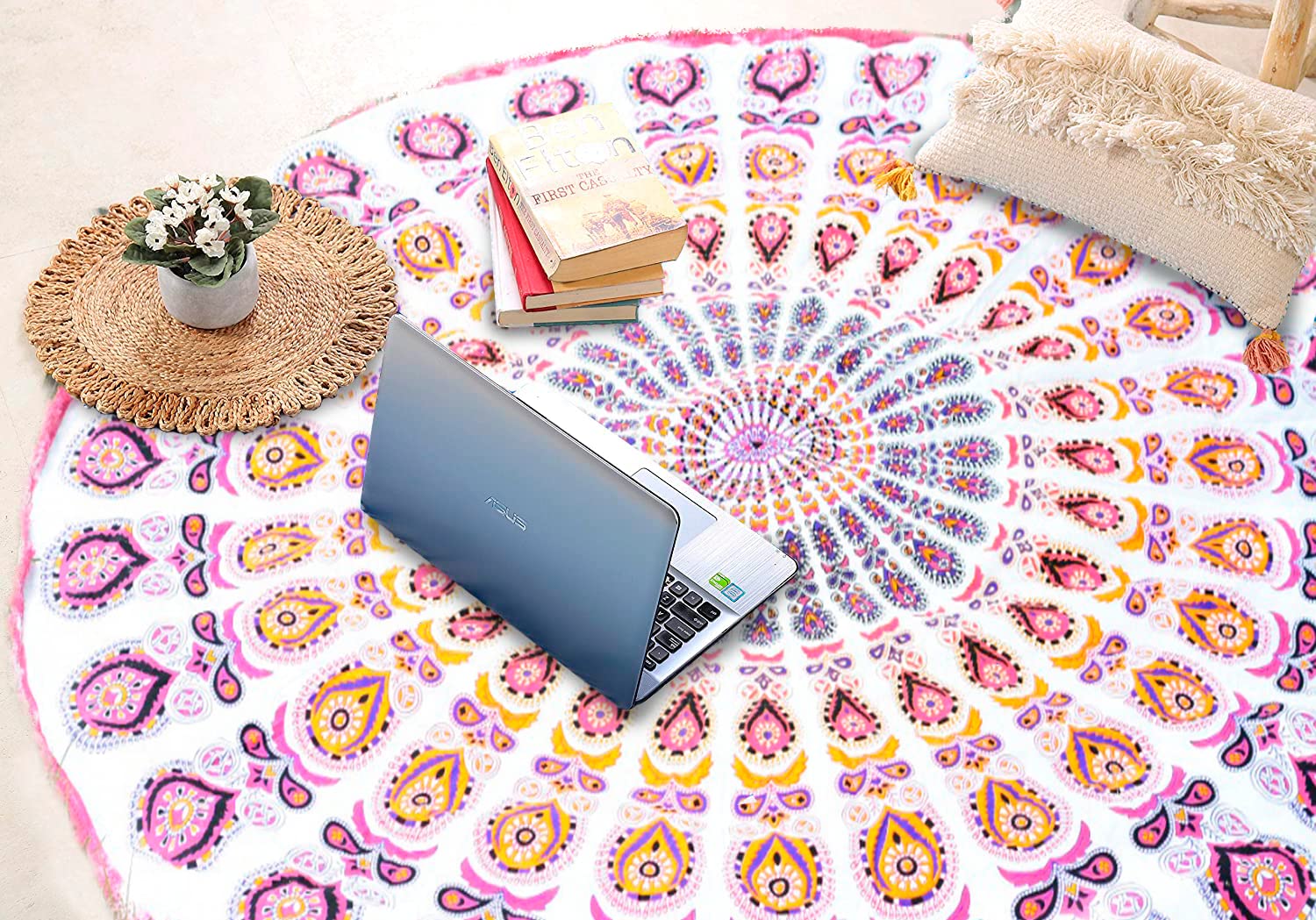 Premium Vector | Elephant Mandala Zentangle Illustration In Full Color - Foto 4