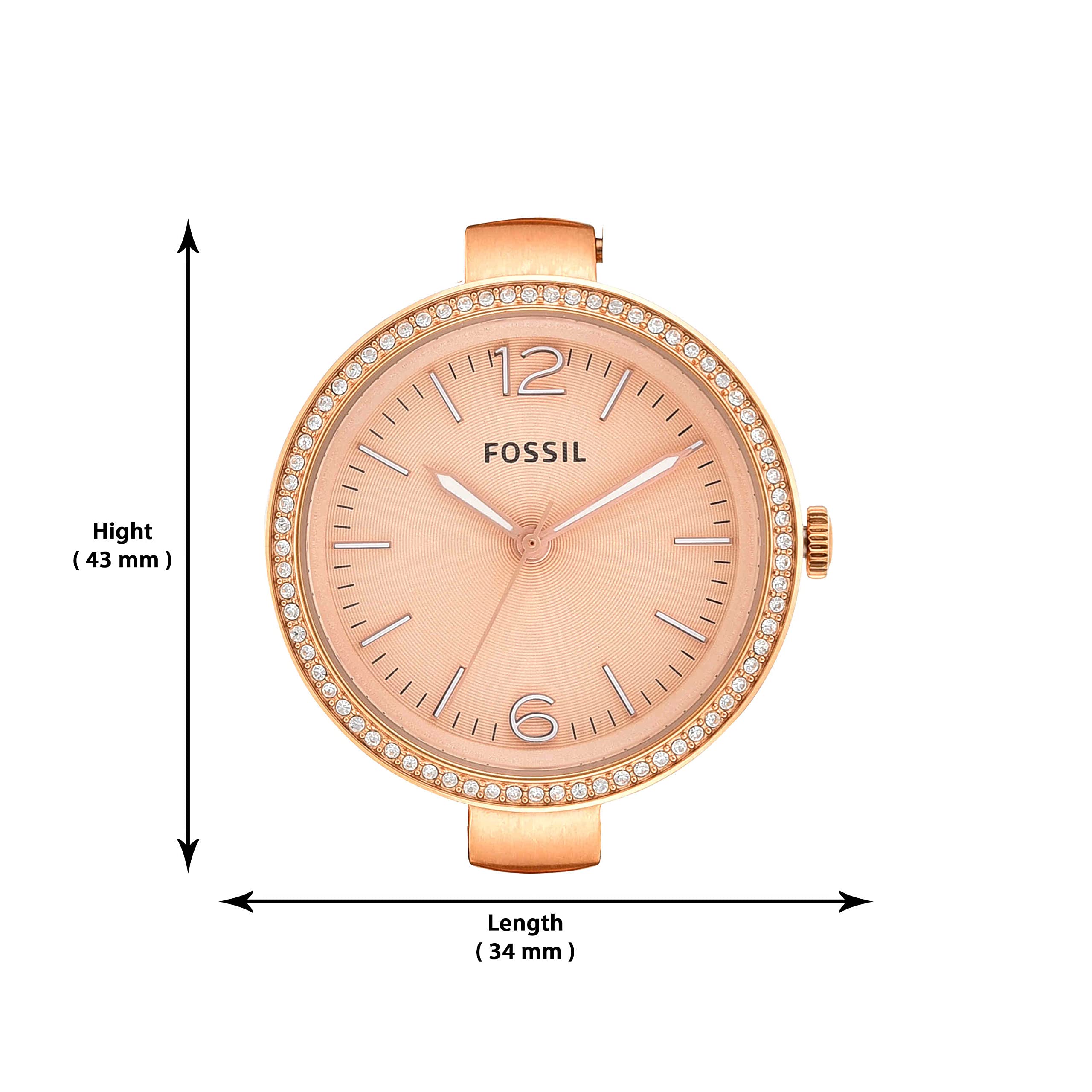 Georgia Bone Fossil Georgia Uhr Fossil Georgia Analog Rose Gold - Main Image