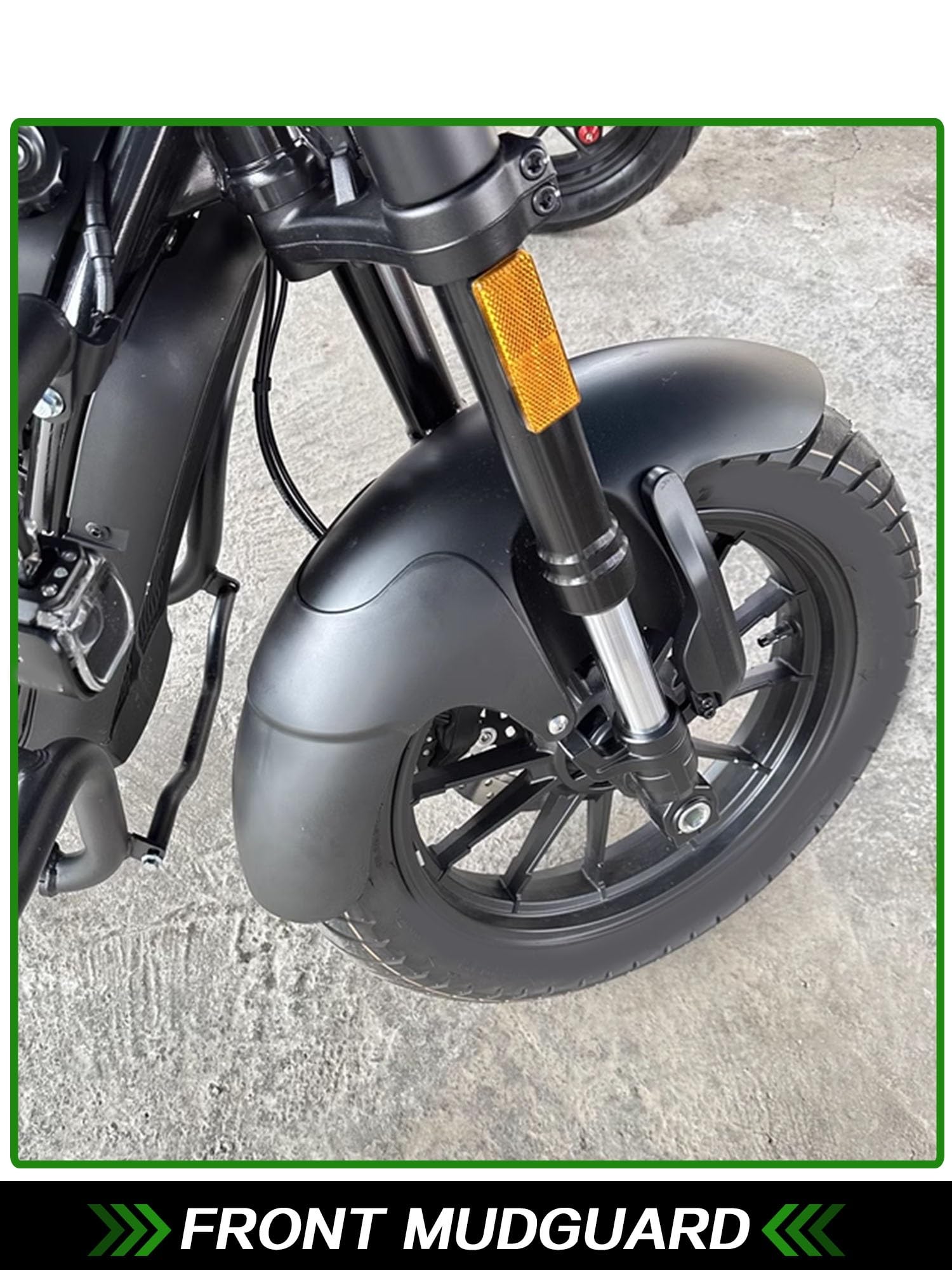 Parafango Anteriore Per QJMOTO SRV250 SRV 250 Moto Refit Allunga Fender Liquami Scudo