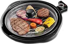 MONDIAL Grill Redondo Smart Grill 30cm, Preto, 1200W, 220V - G-04
