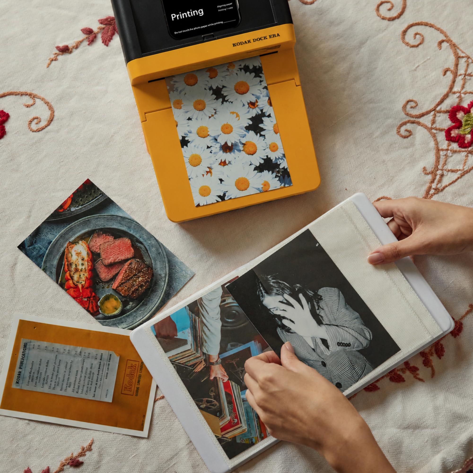 KODAK Dock Era Desktop-Fotodrucker 10x15 cm 50 Blatt Bluetooth 4PASS Farbsublimation