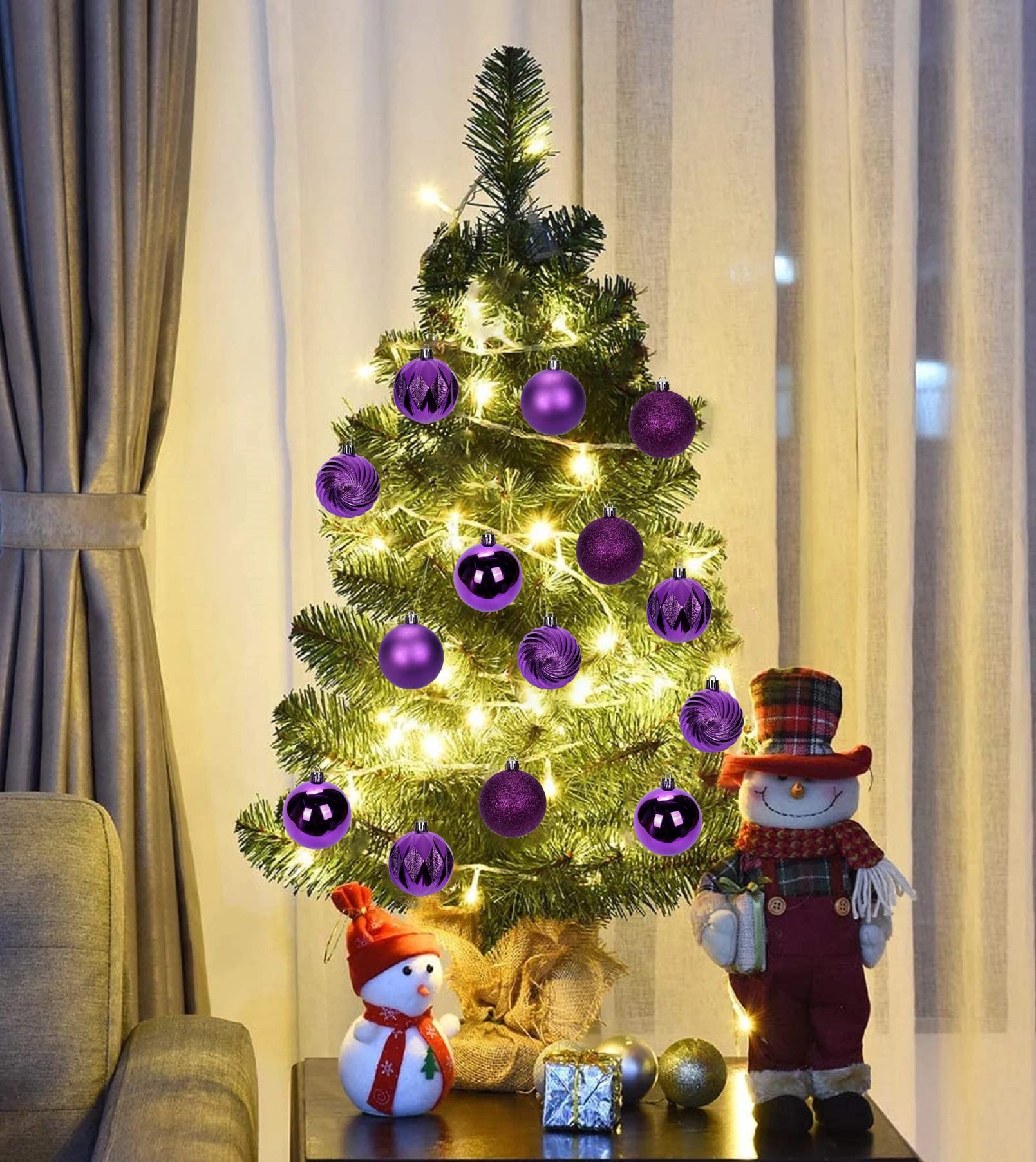 Lot De 36 Décorations De Sapin De Noël, Ensemble De Boules De Noël, Décorations De Noël à Suspendre, Cadeau De Noël, Pendentifs De Sapin De Noël | Leroy Merlin