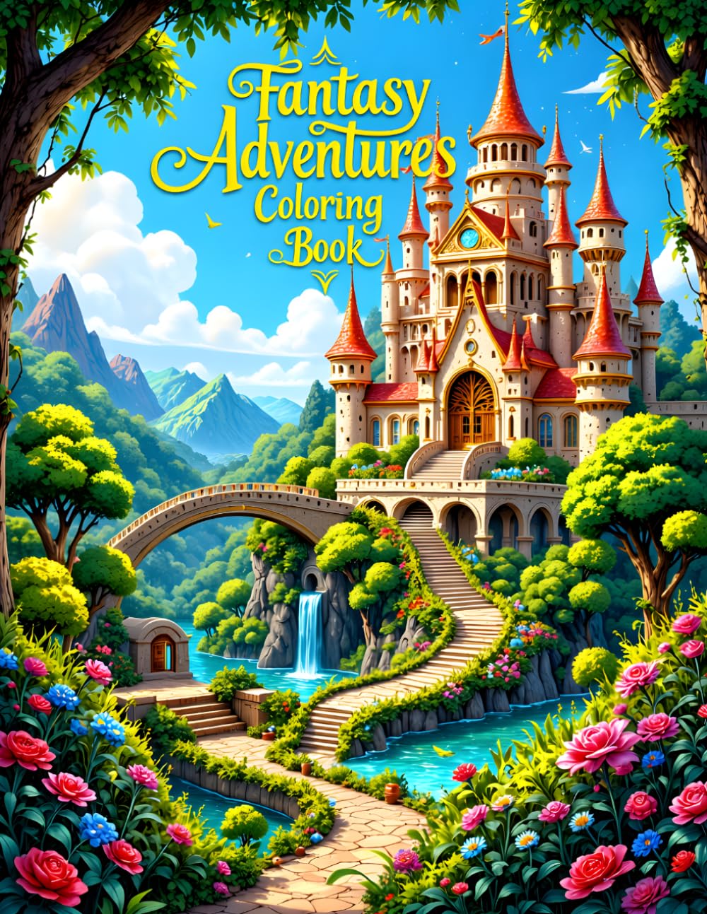 Fantasy Adventures Coloring Book: A Magical Coloring Adventure for Creative Kids