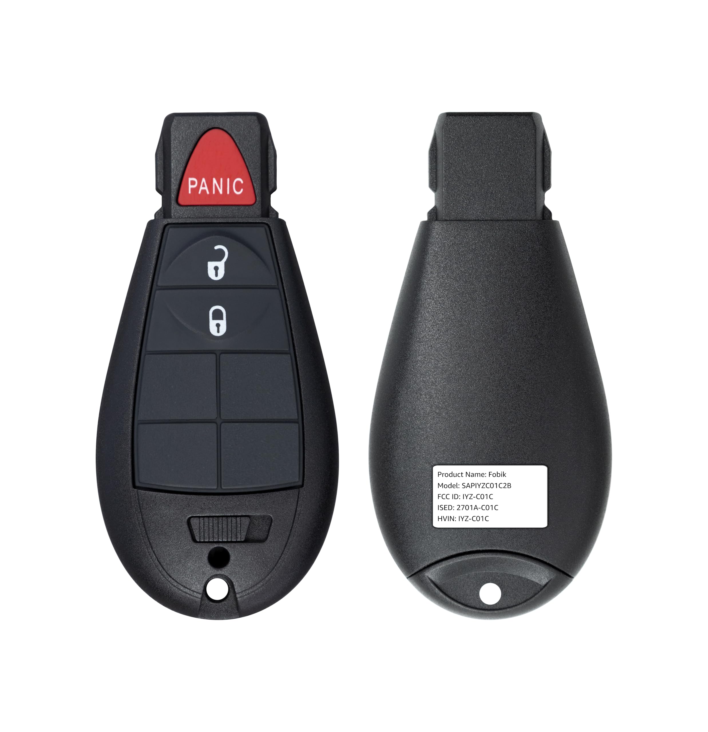 StandardAutoPart Telecomando per auto, senza chiave, compatibile con Dodge Grand Caravan Journey Durango Ram Town and Country M3N5WY783X IYZ-C01C [1 anno di garanzia] (3 pulsanti)