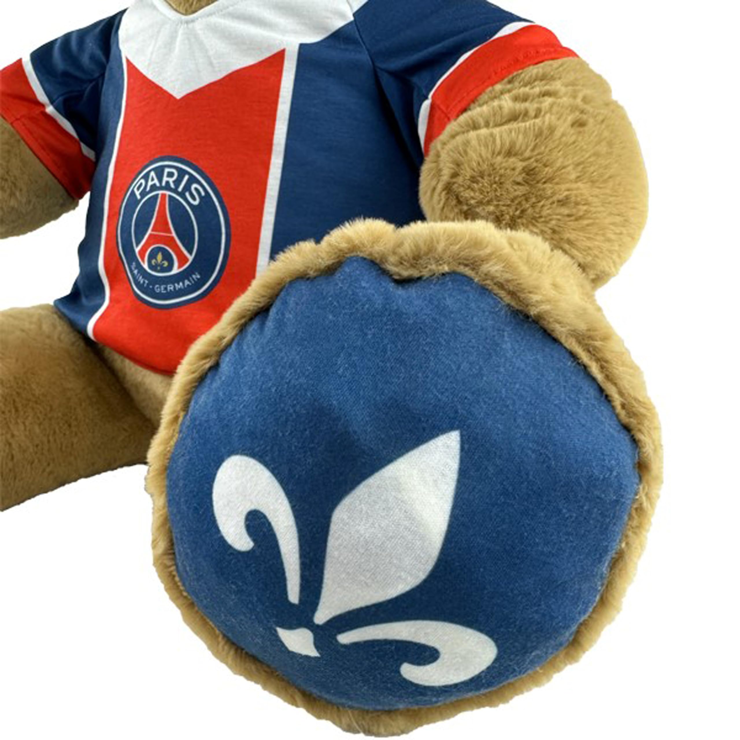 Peluche PSG Ours Maillot 28 cm Officiel Paris Saint Germain