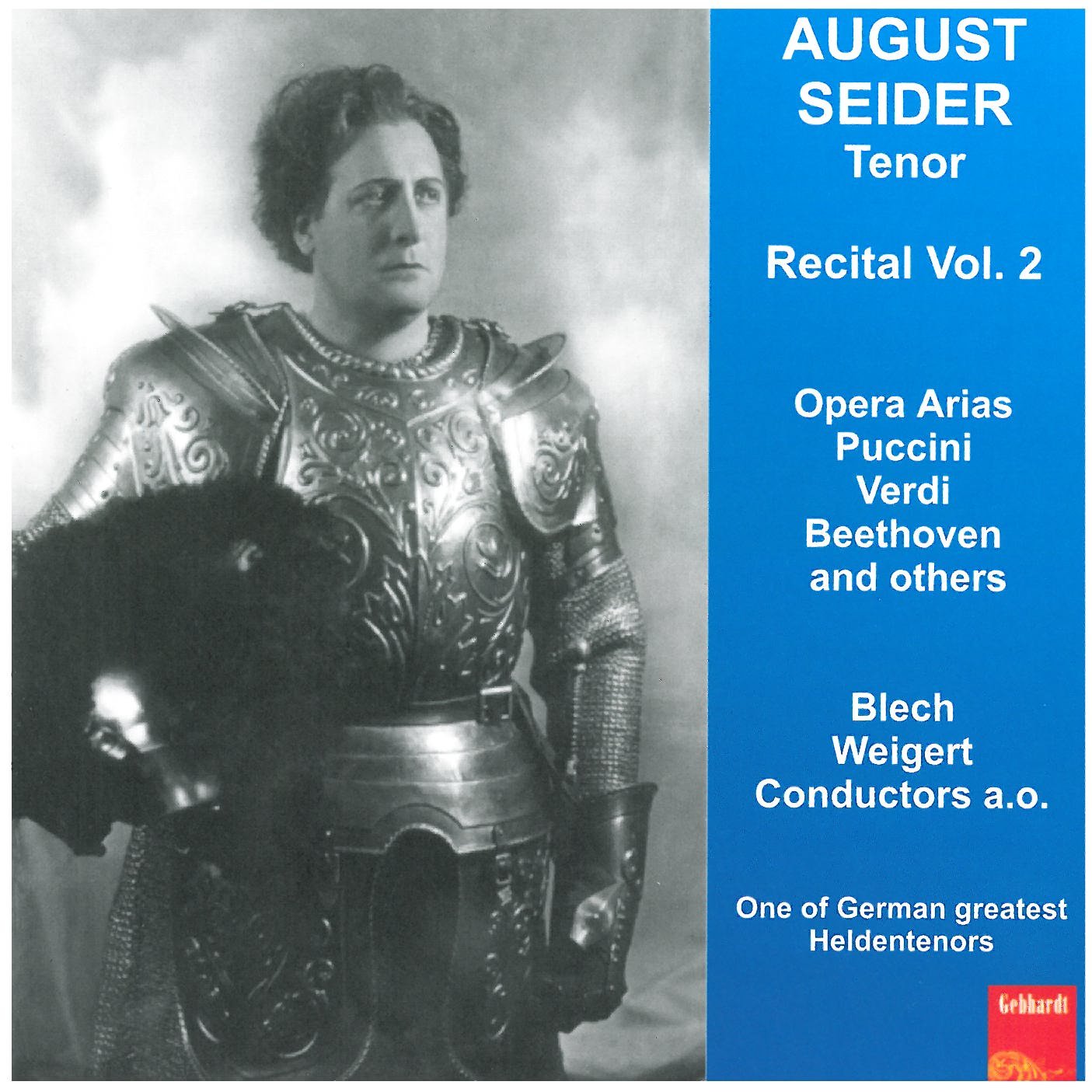 August Seider. Opera Arias Recital
