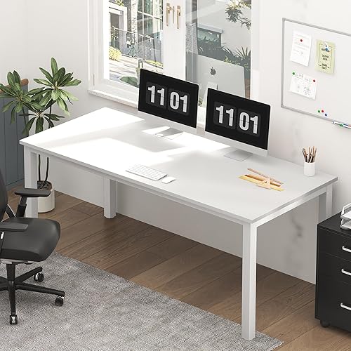 Miniatura 12 de Need Mesa pequeña - Escritorio de estudio de 31.5 pulgadas para espacios estrechos, estación de trabajo de estudio resistente y resistente para