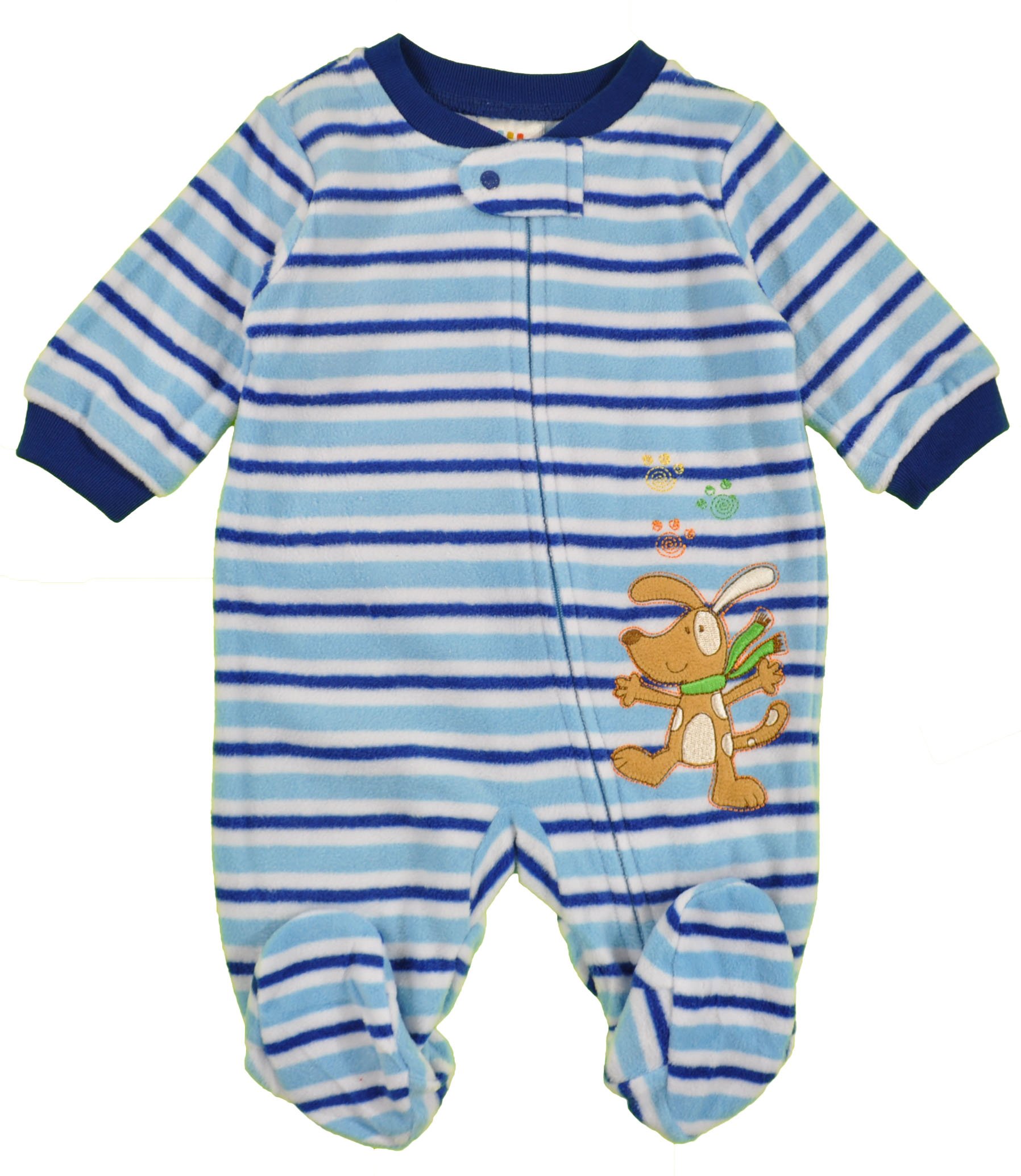 Disney Baby Boys' Newborn Blanket Sleeper, Blue Stripes, 3-6 Months