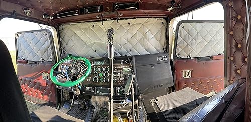 ZenEclipse Kenworth W900 - Fundas de ventilación opacas para puertas de ventilación de estilo antiguo, 2 piezas (color gris, no incluye peeper)