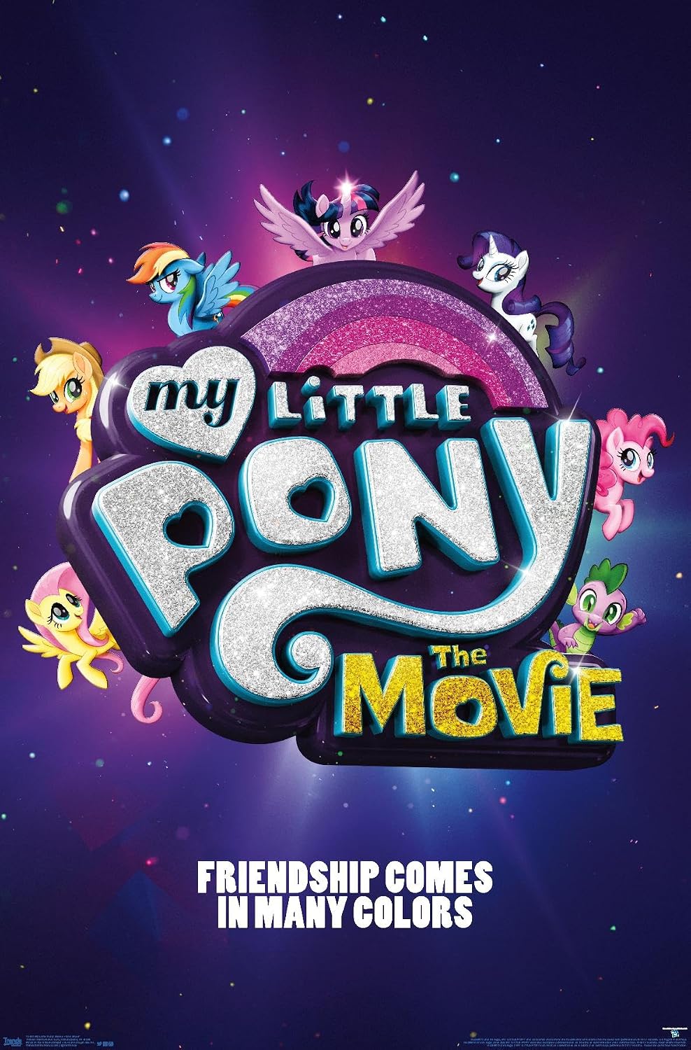 Trends International Hasbro My Little Pony Movie - One Sheet Wall Poster, 22.375" x 34", Premium Unframed Version