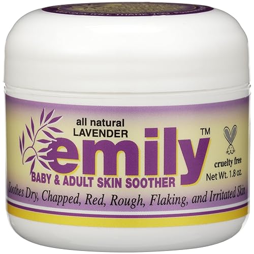 EMILY Hidratante para la piel calmante lavanda adulto bebé, 1.8 oz