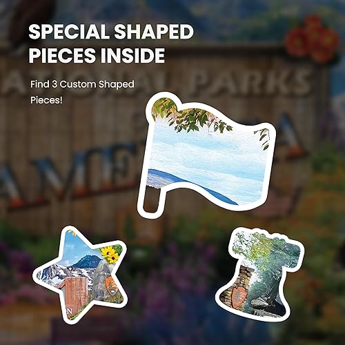 Miniatura 5 de MasterPieces Rompecabezas de 1000 piezas para adultos, familia o jóvenes, Parques Nacionales de América, 34.65 x 22.09 pulgadas