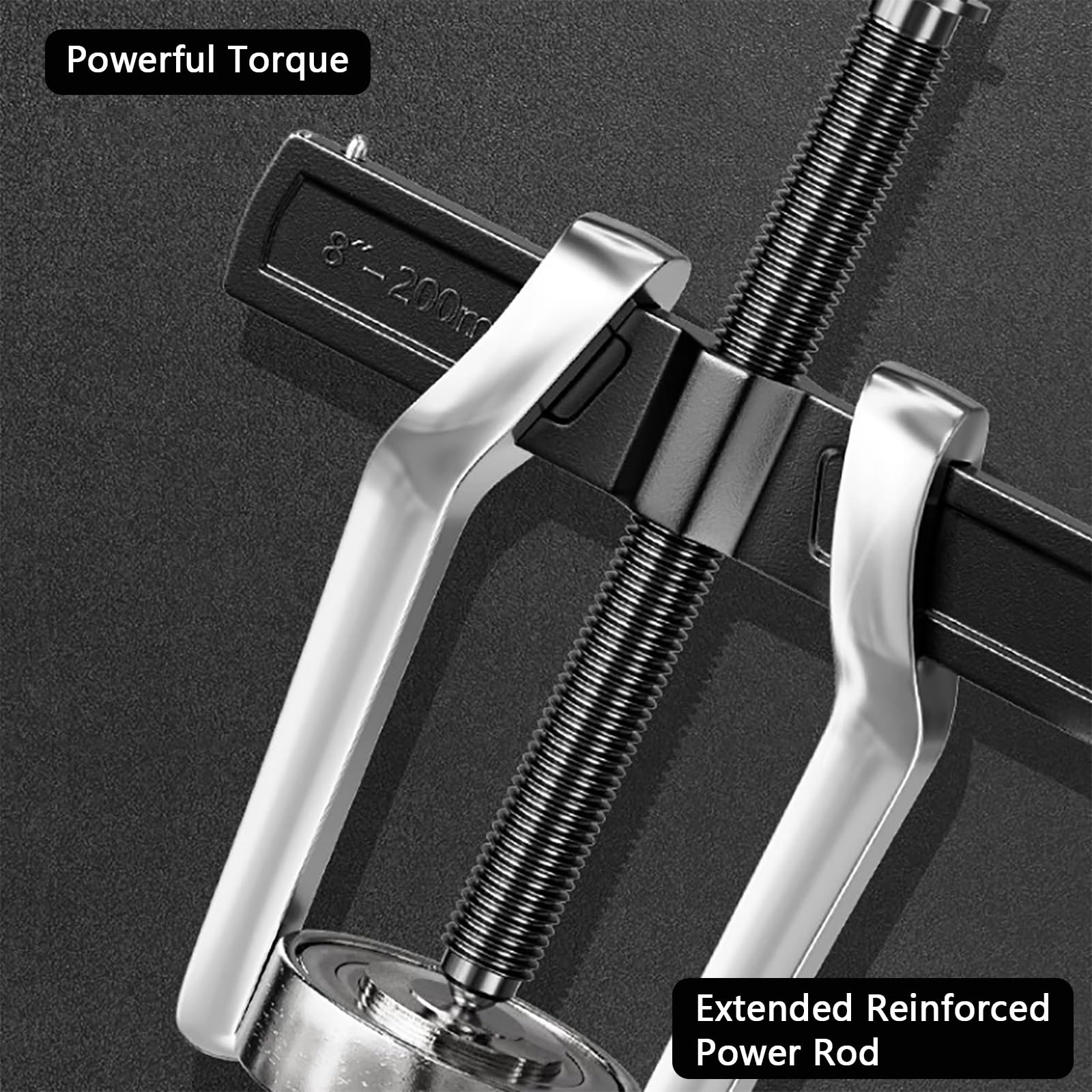 Extractor de Engranajes Pequeño de 2 Mordazas, Separador de Rodamientos Reversible, para Extracción Externa e Interna de Ruedas(16in)