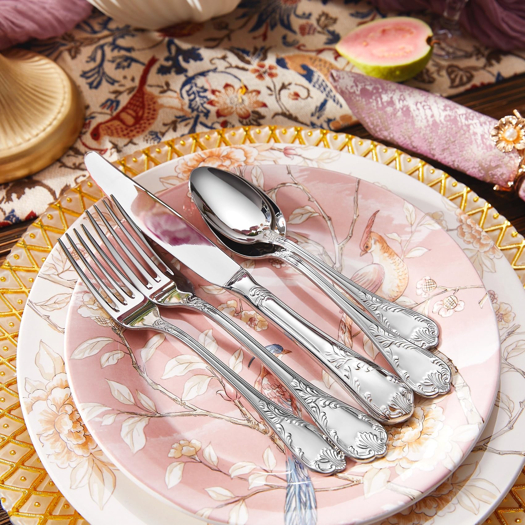KEAWELL Premium Regalia 4-Piece 8-Inch Dinner Fork Set (4, Dinner Forks) — Amazon image 8