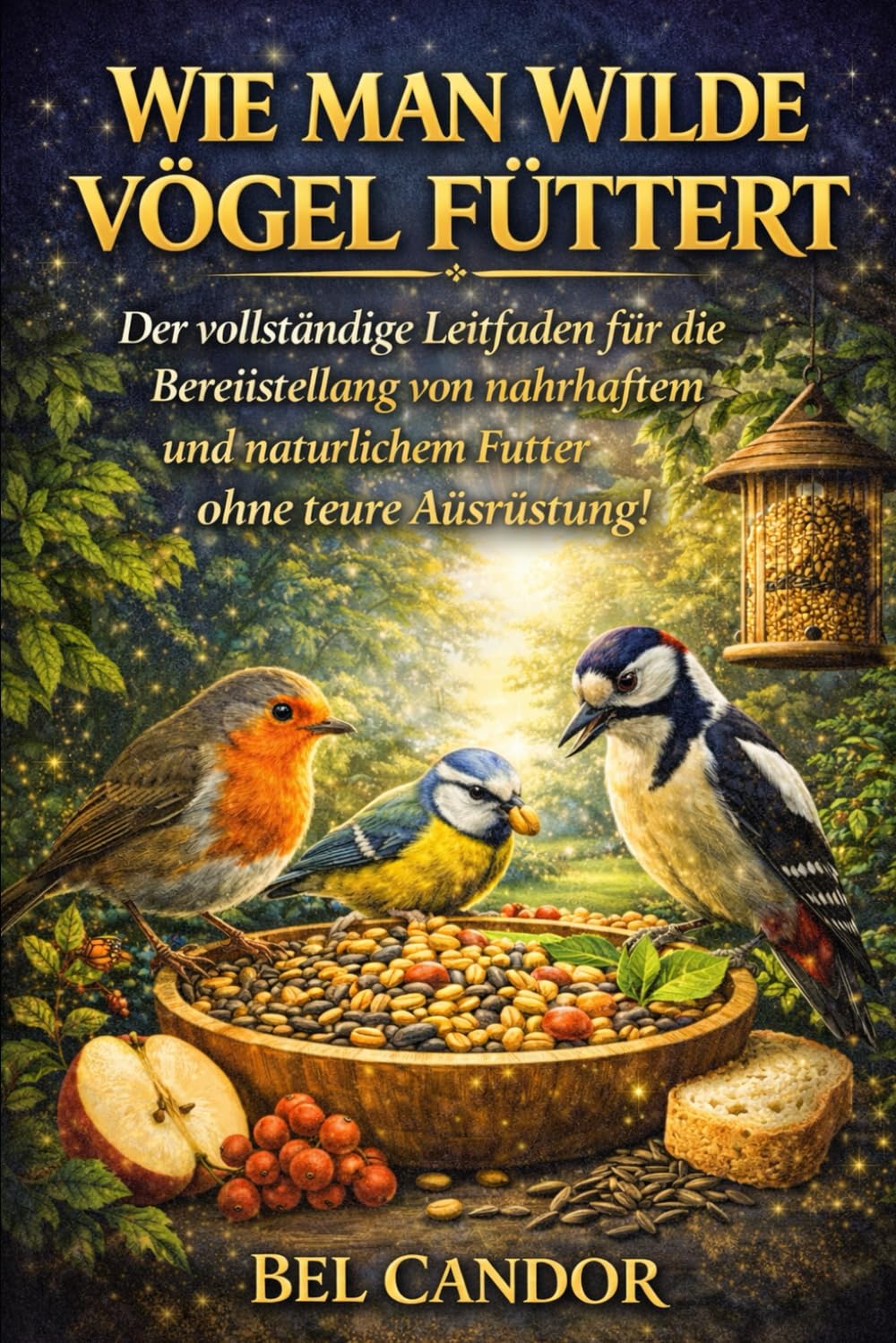 WIE MAN WILDE VÖGEL FÜTTERT: Der vollständige Leitfaden für die Bereitstellung von nahrhaftem und natürlichem Futter ohne teure Ausrüstung!: 2