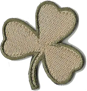Die Cut Irish Clover Tactical Patch 2"x2" - multitan