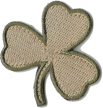 Die Cut Irish Clover Tactical Patch 2"x2" - multitan