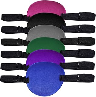 Hemoton 6 Pçs Tapa-Olho Máscara De Olho Tapa-Olho Pirata Traje De Festa Pirata Tapa-Olho Criança Dia Das Bruxas Máscara Facial De Poliéster