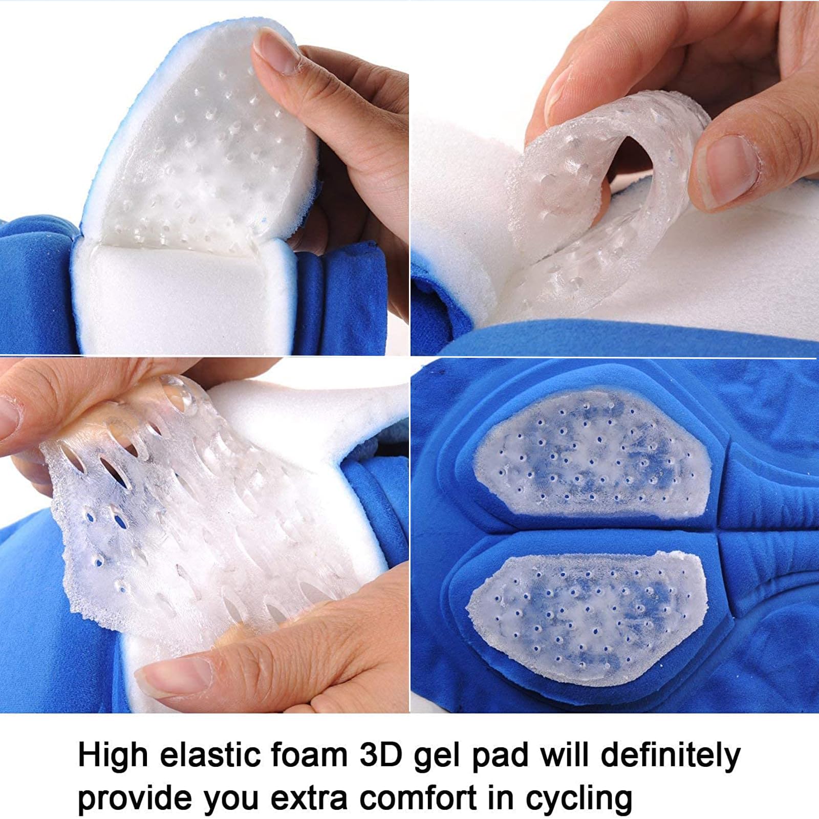 COTOP Pantaloncini MTB Uomo Pantaloncini da Ciclismo Bicicletta Imbottiti in 9D Gel Intimo Mutande Traspiranti ad Asciugatura Rapida Antiscivolo