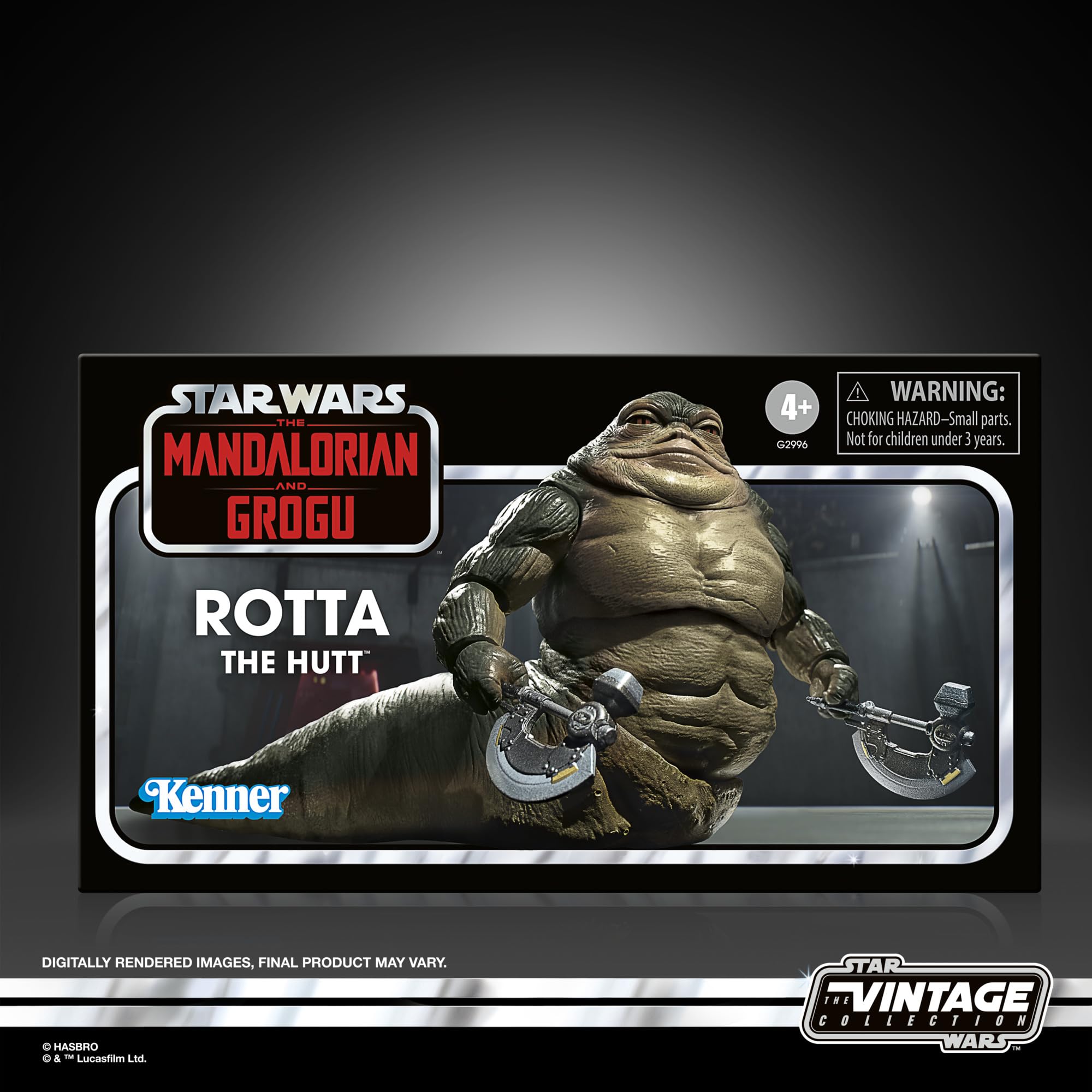 Star Wars The Vintage Collection Rotta der Hutte, The Mandalorian and Grogu Deluxe Premium Action-Figur zum Sammeln (9,5 cm)