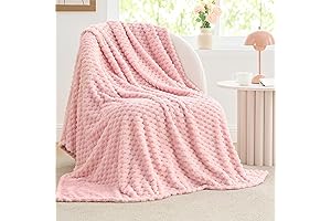 Pink Throw Blanket, Create Warmth with a Feminine Touch