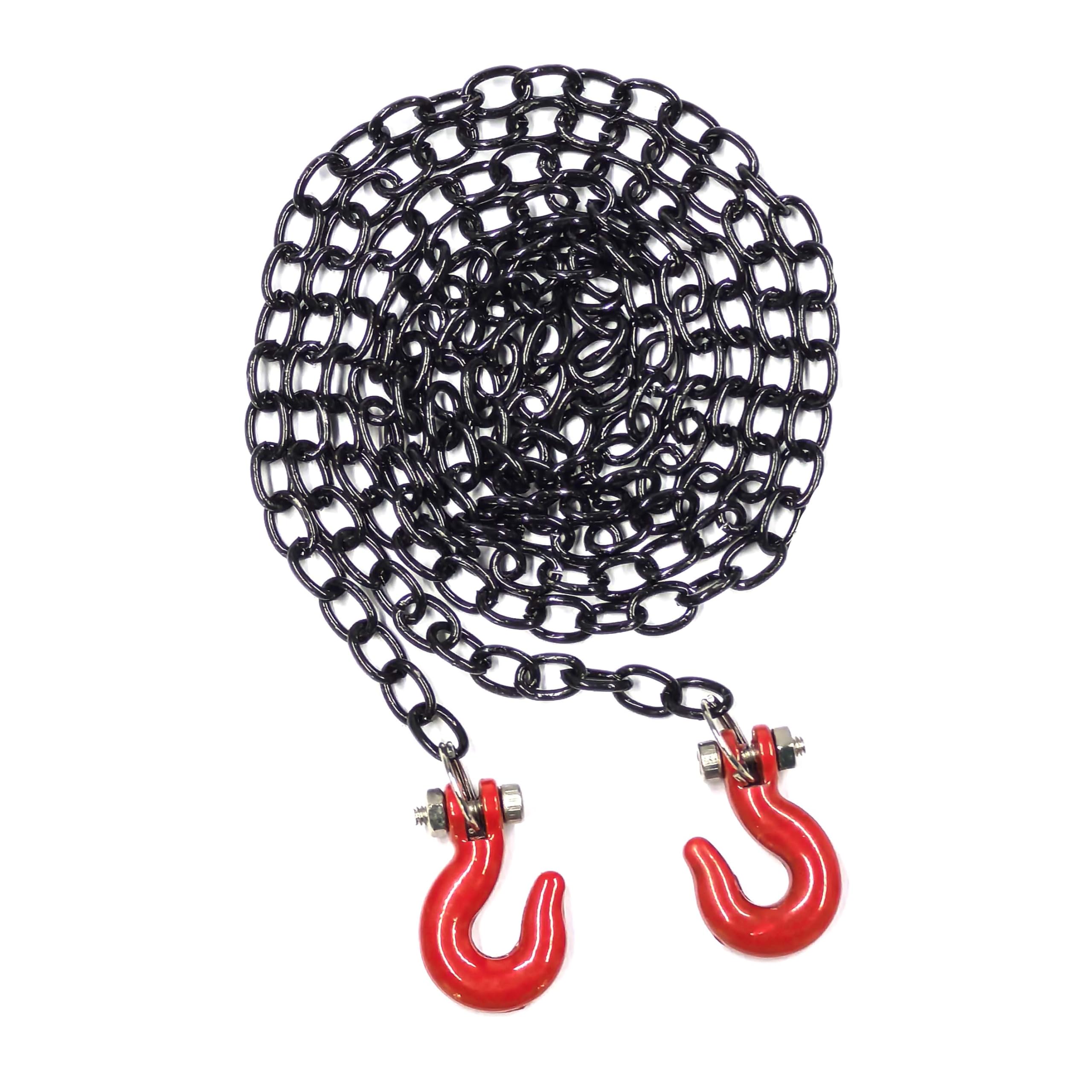 LAFEINA RC Trailer Tow Hooks Decorative Accessories for 1:10 RC Rock Crawler Car TRX4 SCX10 D90 TF2 CC01 Redcat (A)