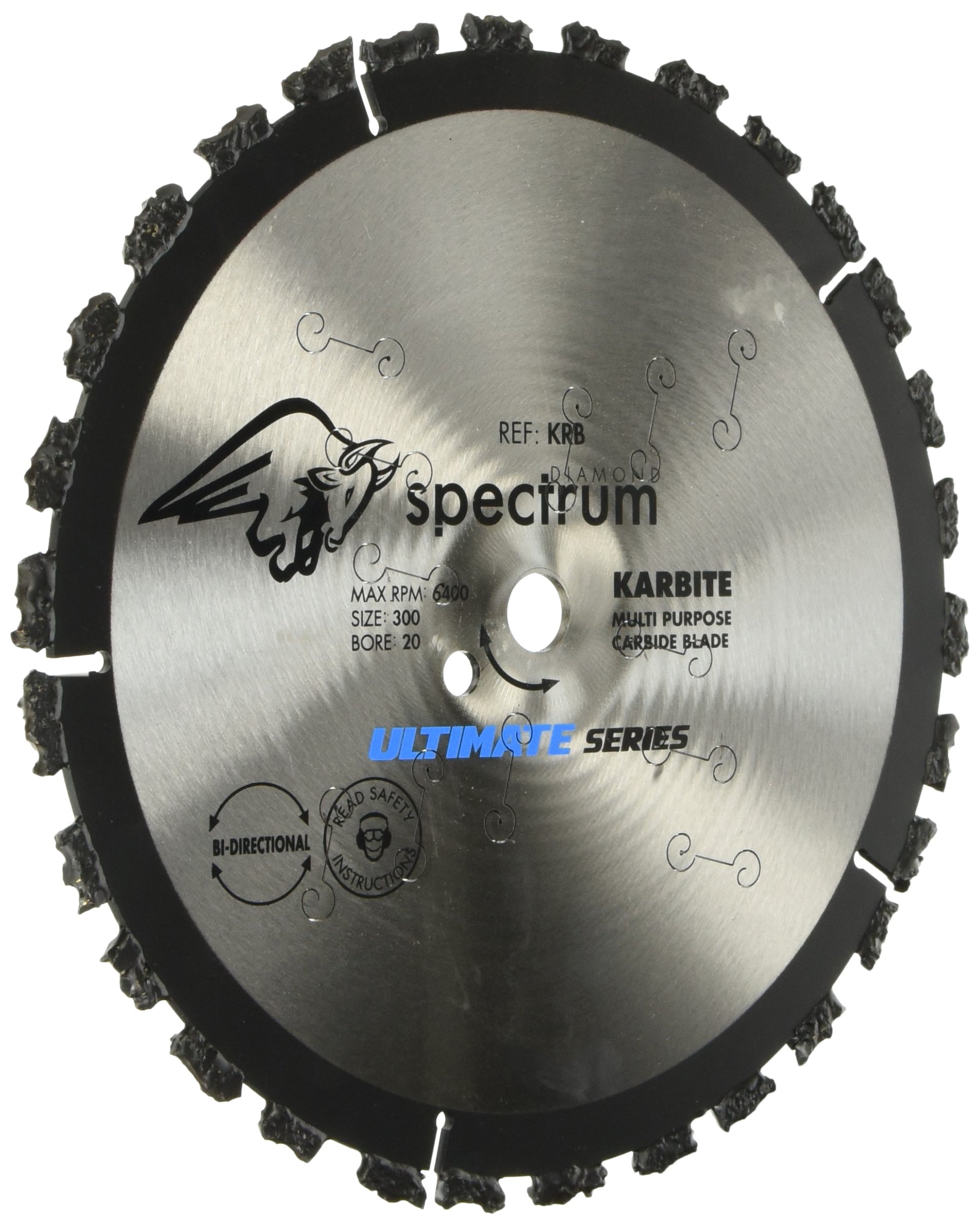 Ox Tools Multi-Colour Spectrum Karbite Multi-Purpose Carbide Cluster Blade - 300/20Mm