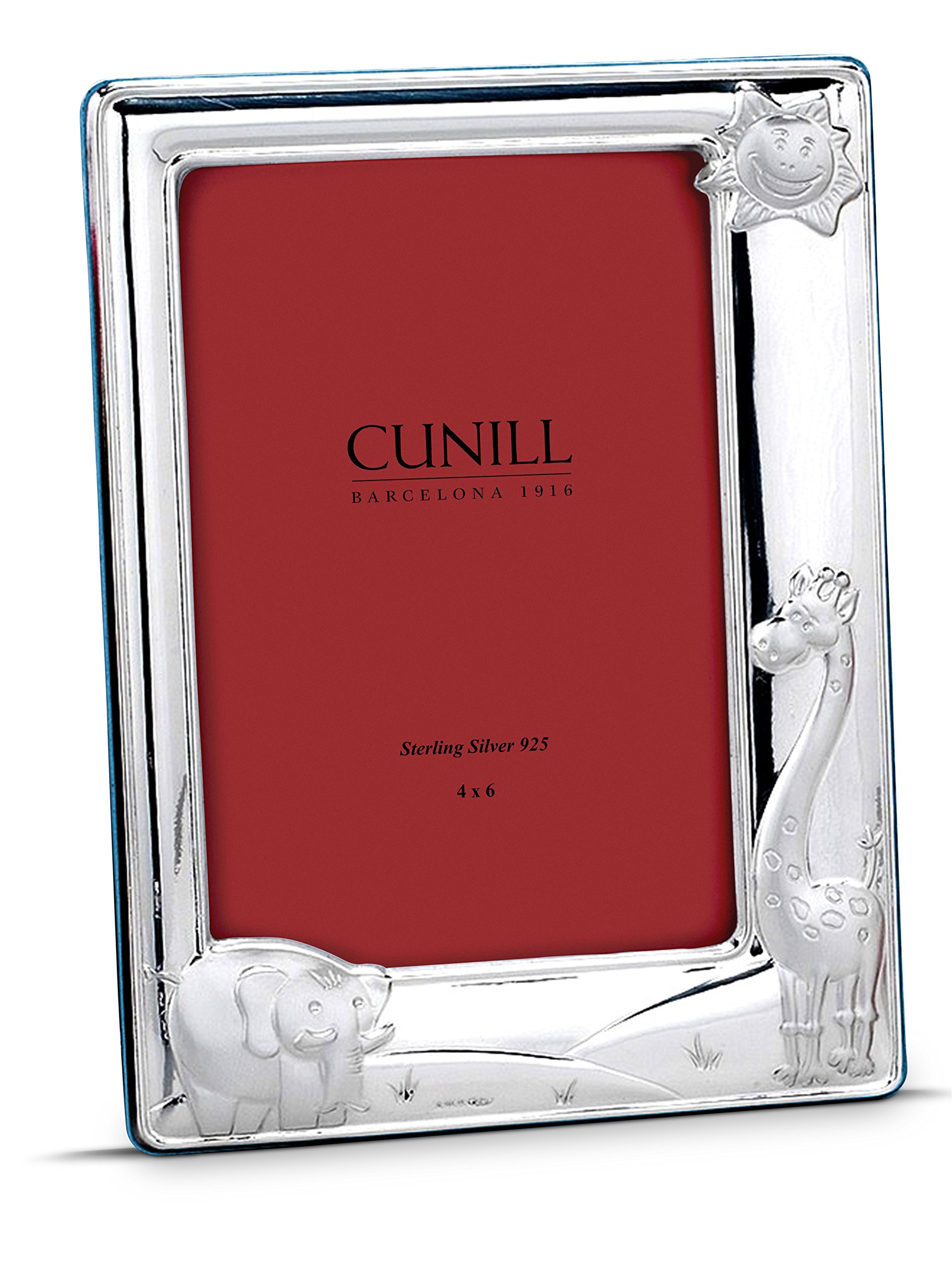 Amazon.co.jp: Cunill 動物園 フォトフレーム ブルーの裏面 4 x 6