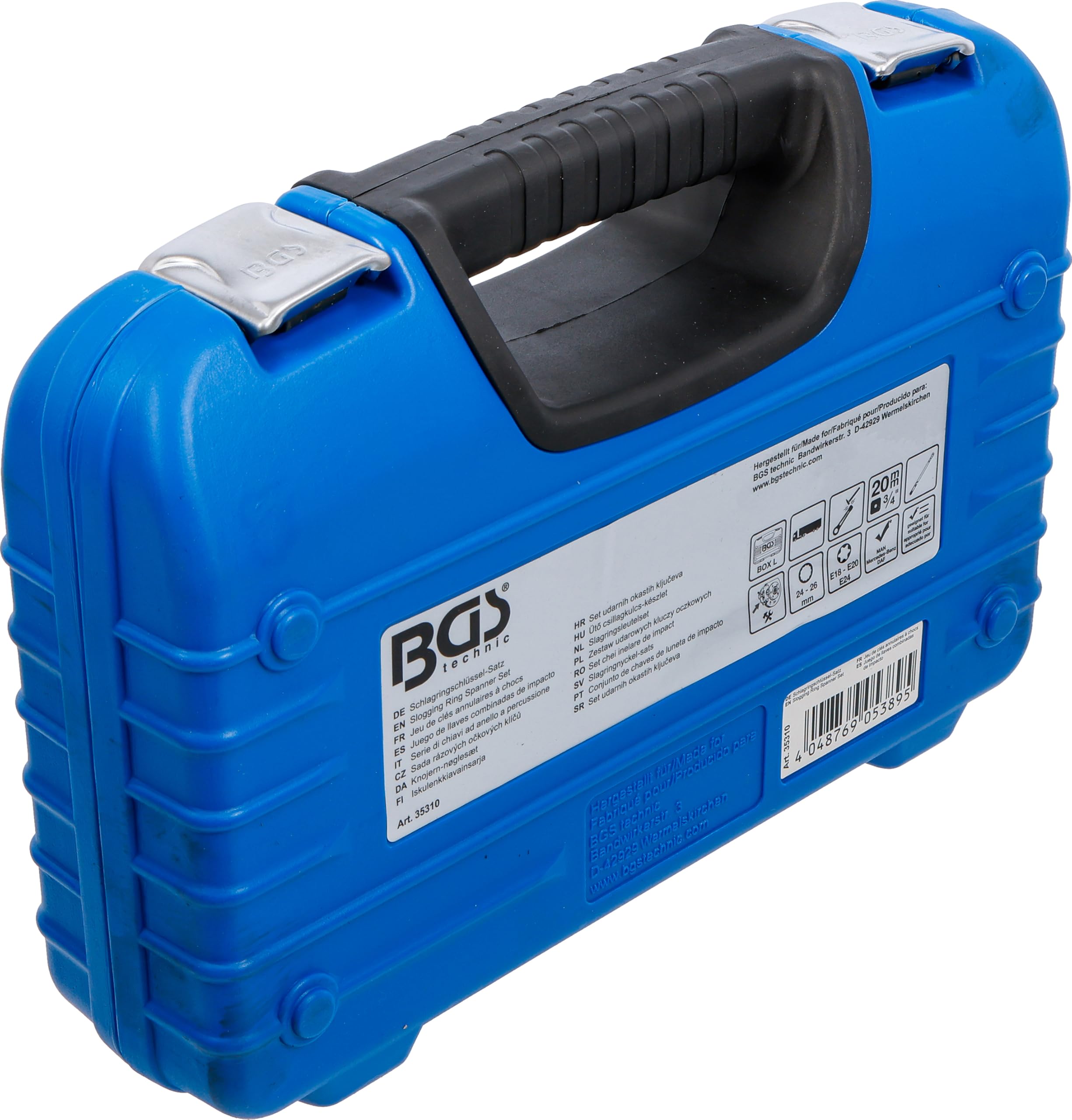BGS 70331 Dubbele ringsleutel set E-torx | extra lang | E6 x E7 - E22 x