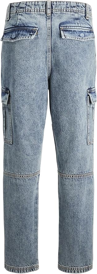 JACK & JONES Jongens Jeans Jjichris Jjwade Cargo Mf 148 Sn Jnr - Relaxed Fit